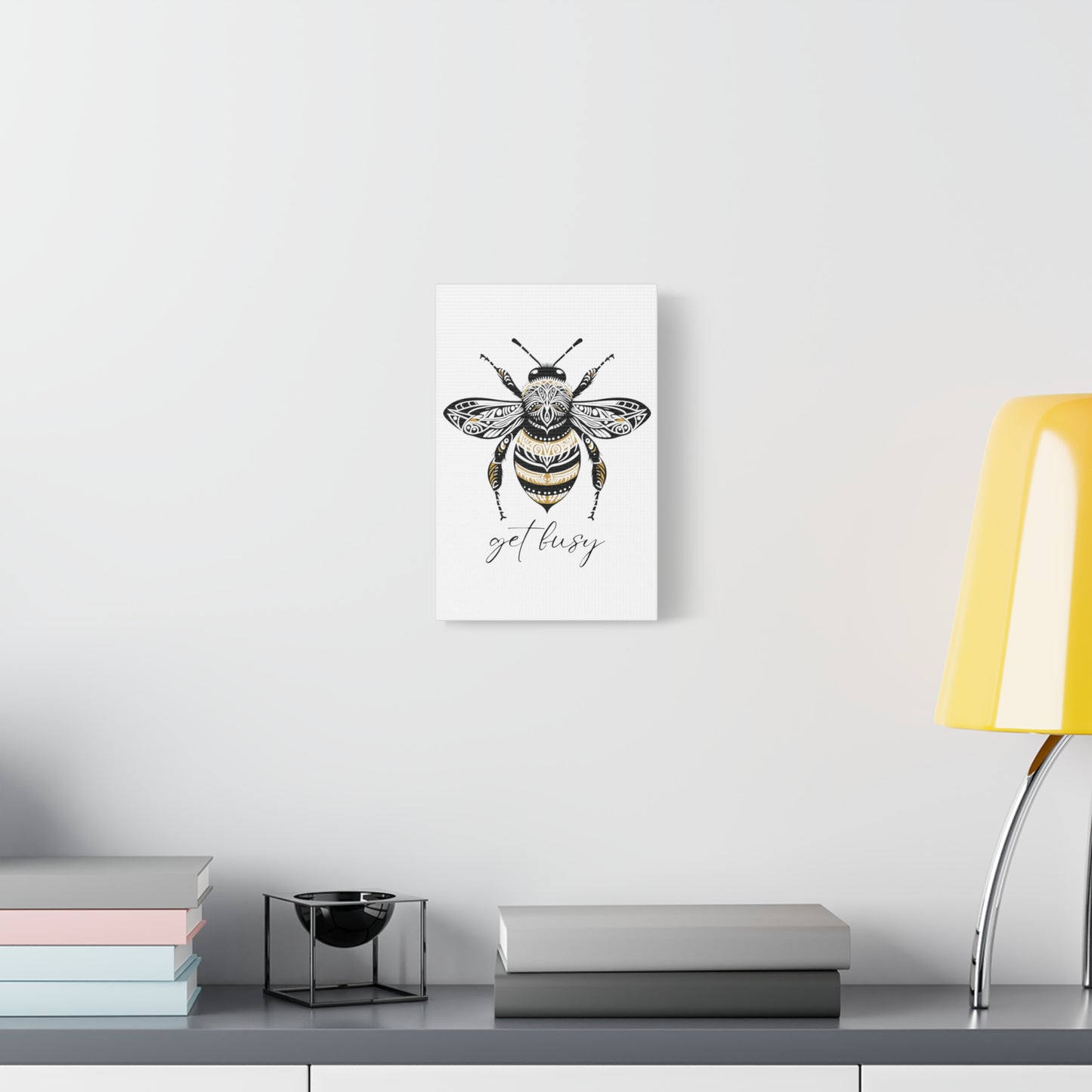 Get Busy Bee Classic Canvas - White