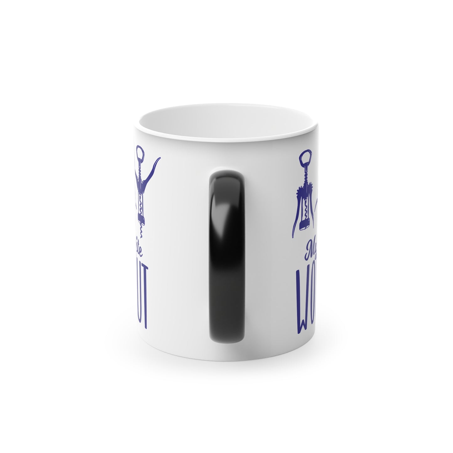 My Favourite Workout Magic Mug - Color Changing Mug for Fitness Enthusiasts