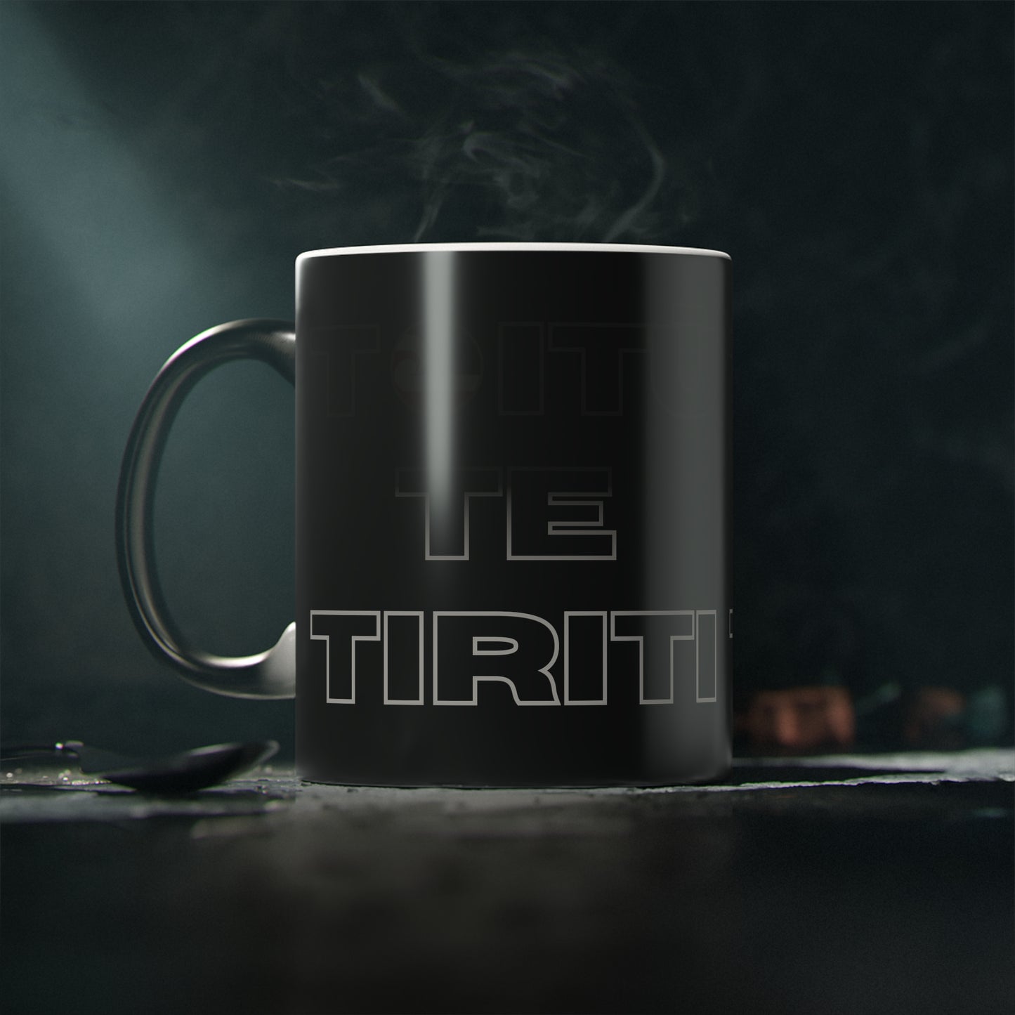 Toitū Te Tiriti Magic Mug - black