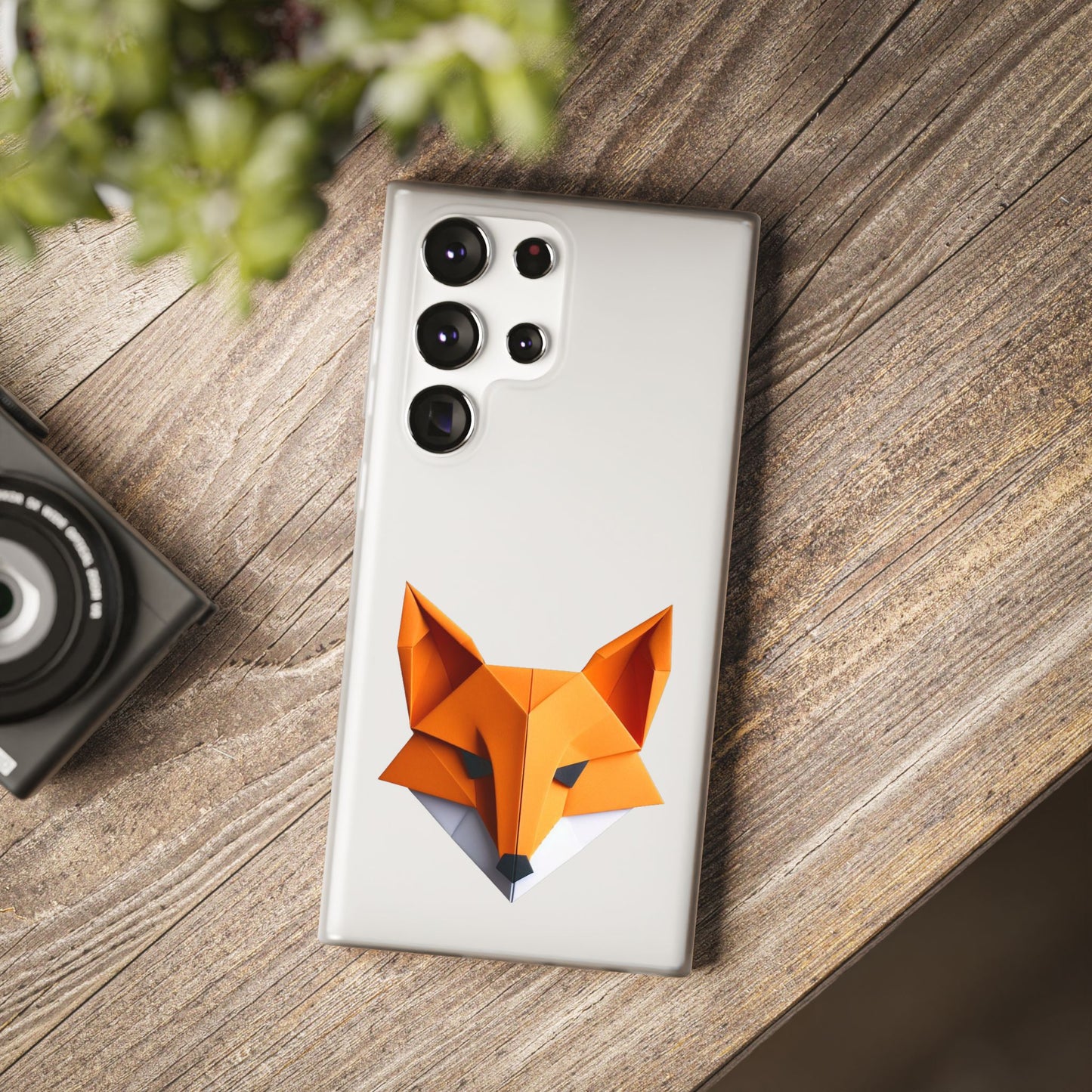 Origami Fox Flexi Cases