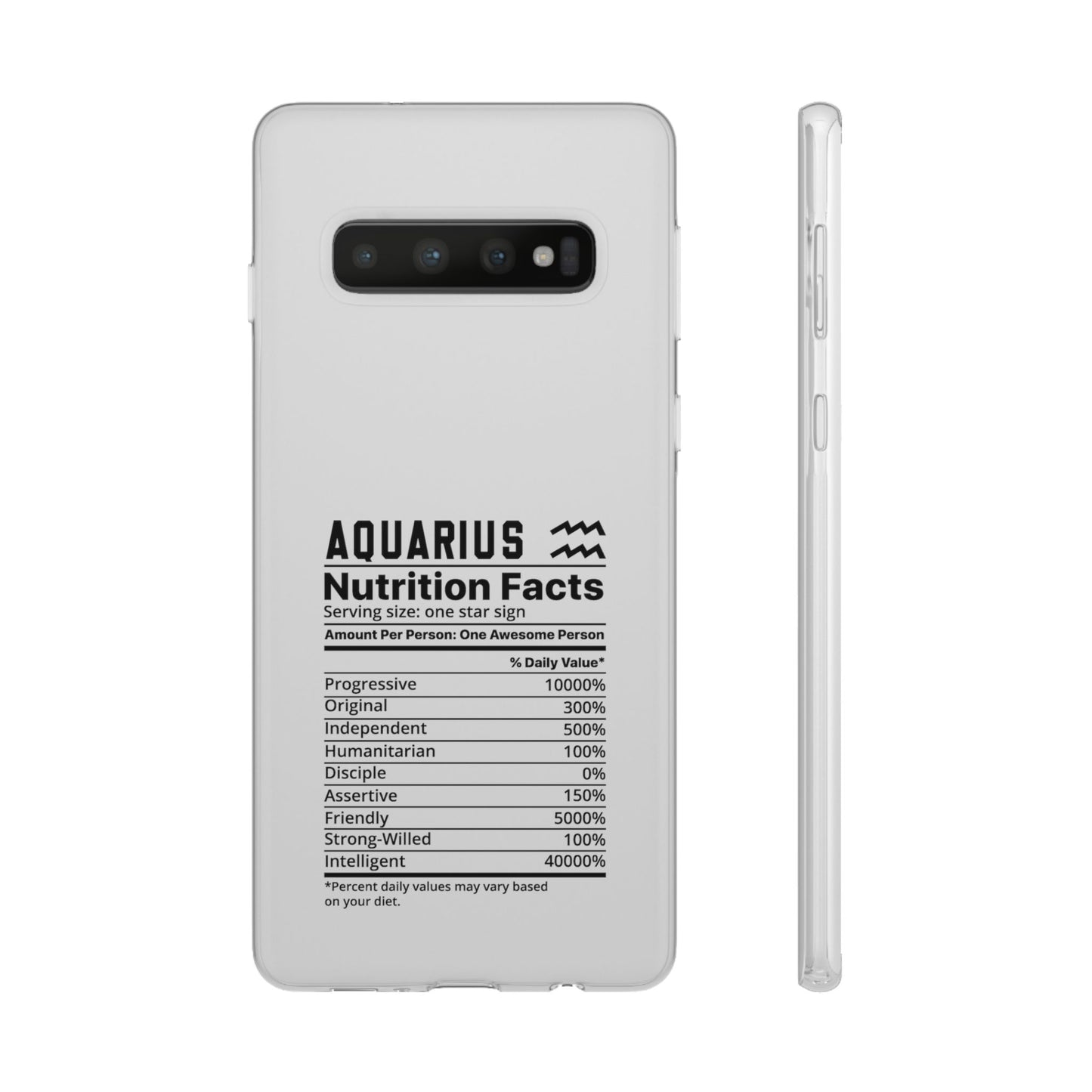 Aquarius Nutrition Flexi Cases iPhone/Samsung with Gift Wrapping Option