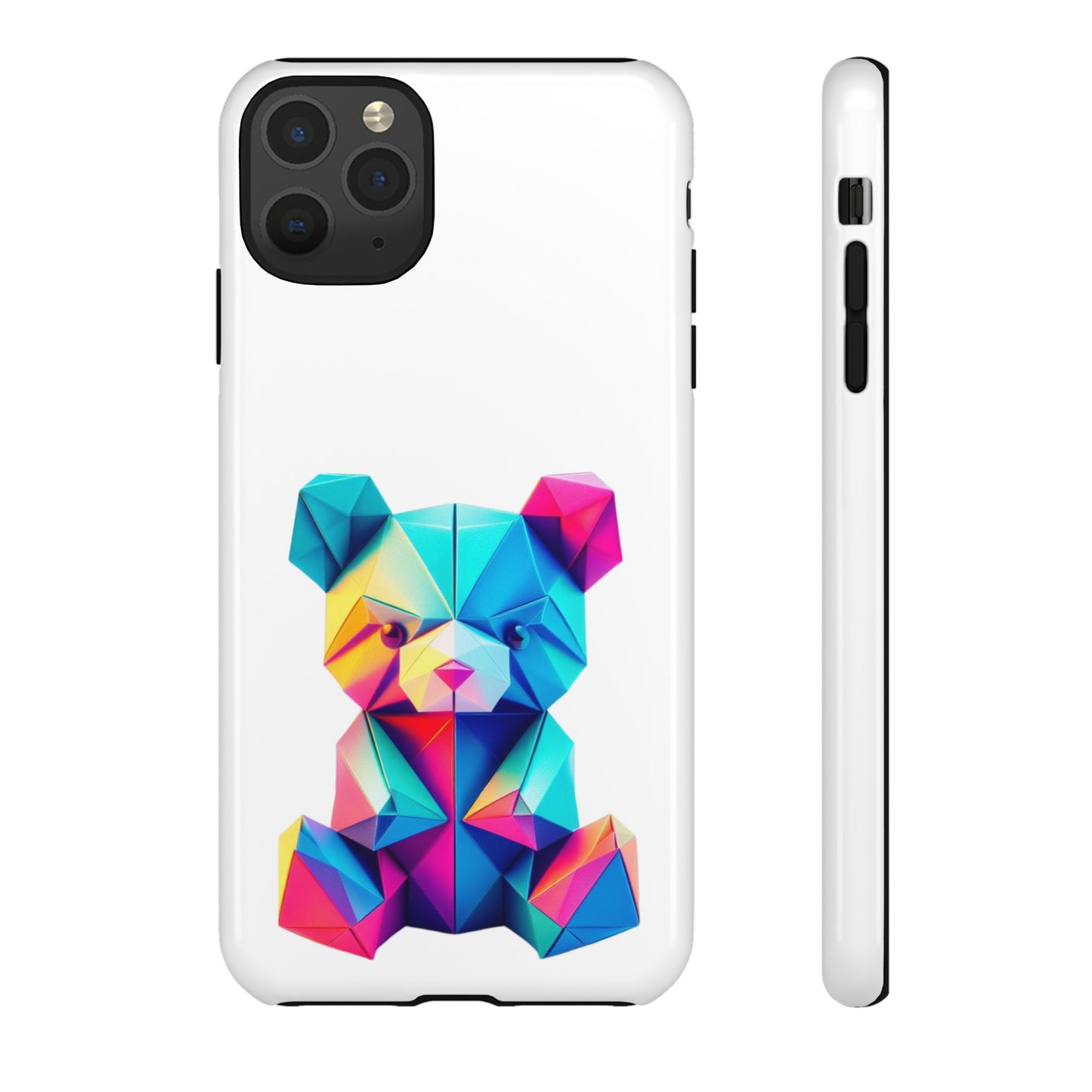 Origami Neon Teddy Tough Cases iPhone/Google/Samsung