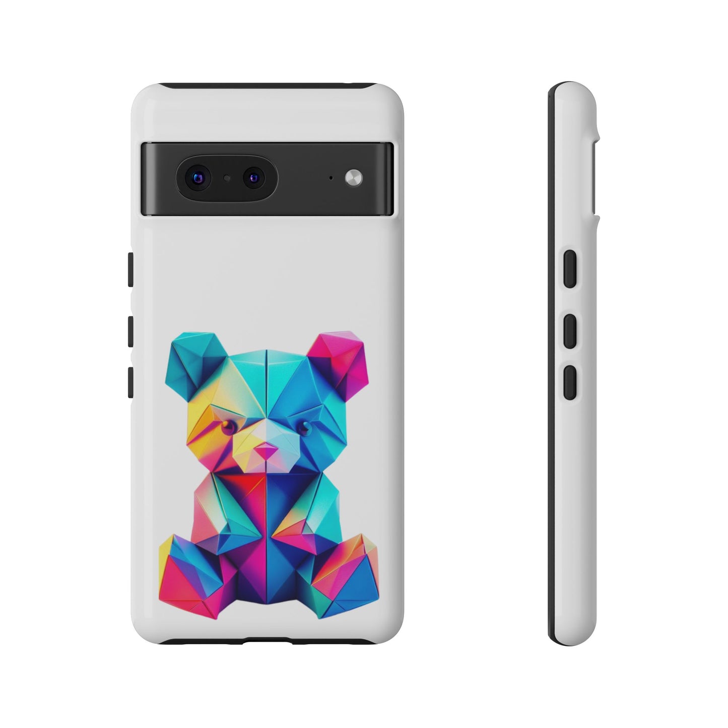 Origami Neon Teddy Tough Cases iPhone/Google/Samsung