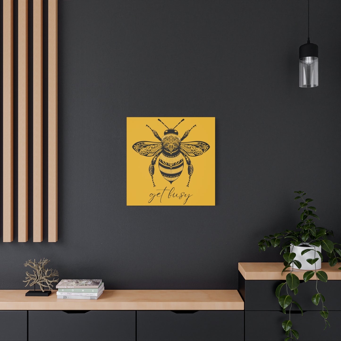 Get Busy Bee Classic Canvas - Yellow