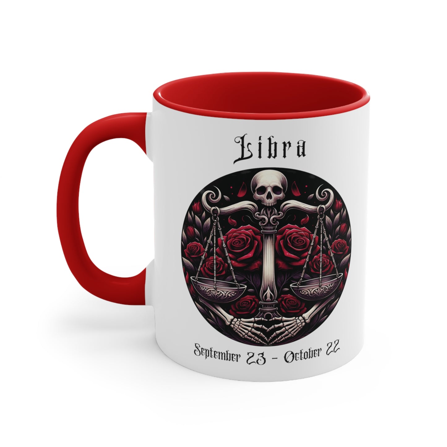 Gothic Libra Colorful Accent Mugs, 11oz