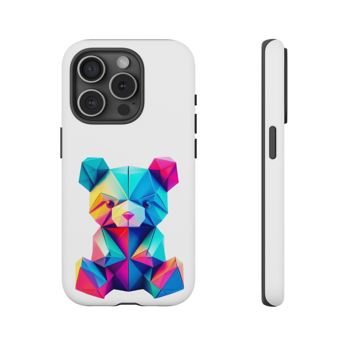 Origami Neon Teddy Tough Cases iPhone/Google/Samsung