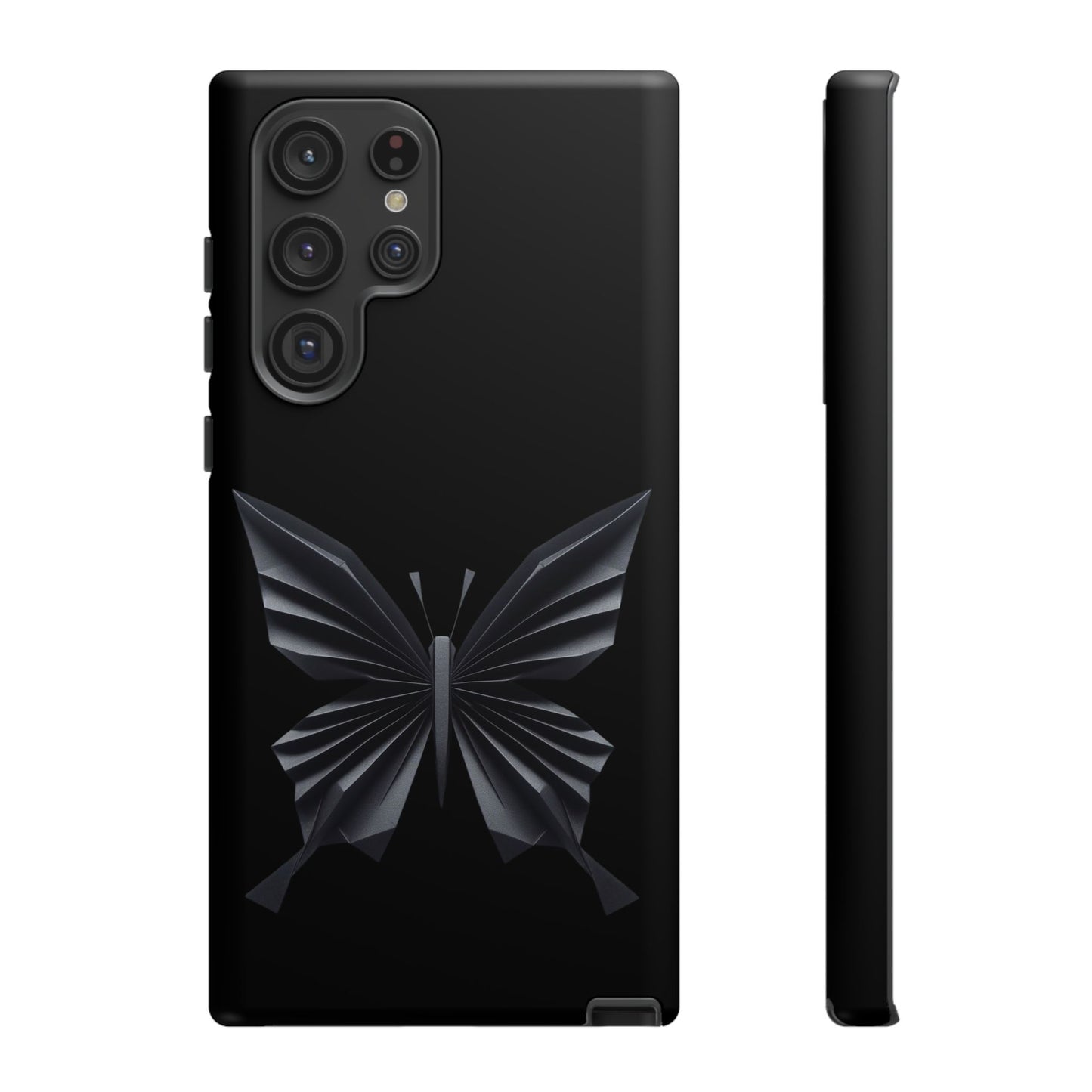 Origami Black Butterfly Tough Cases iPhone/Google/Samsung