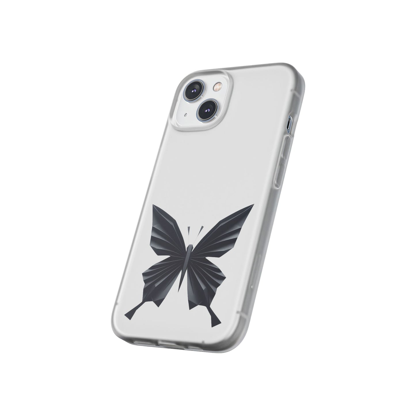 Origami Black Butterfly Flexi Cases