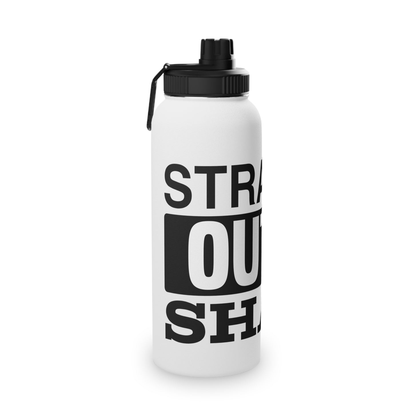 Straight Outta Shape Stainless Steel Sports Water Bottle - 3 sizes