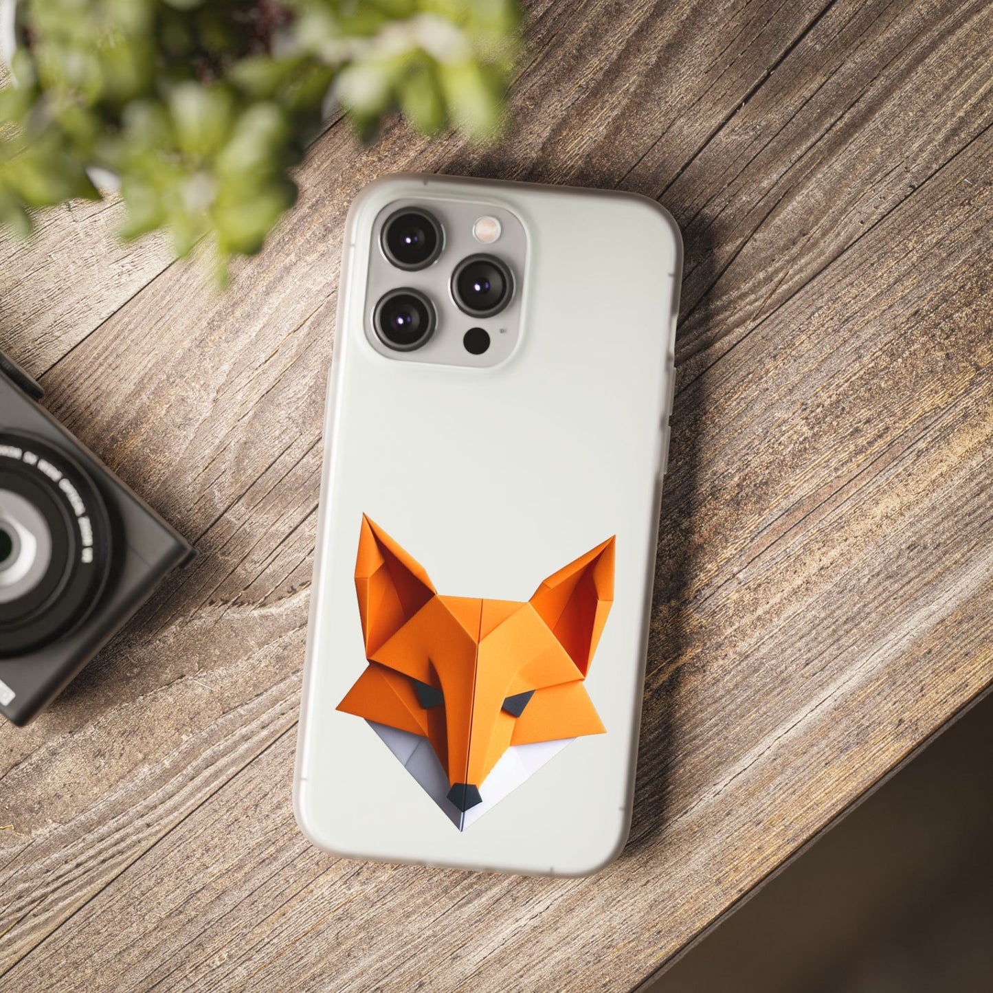 Origami Fox Flexi Cases