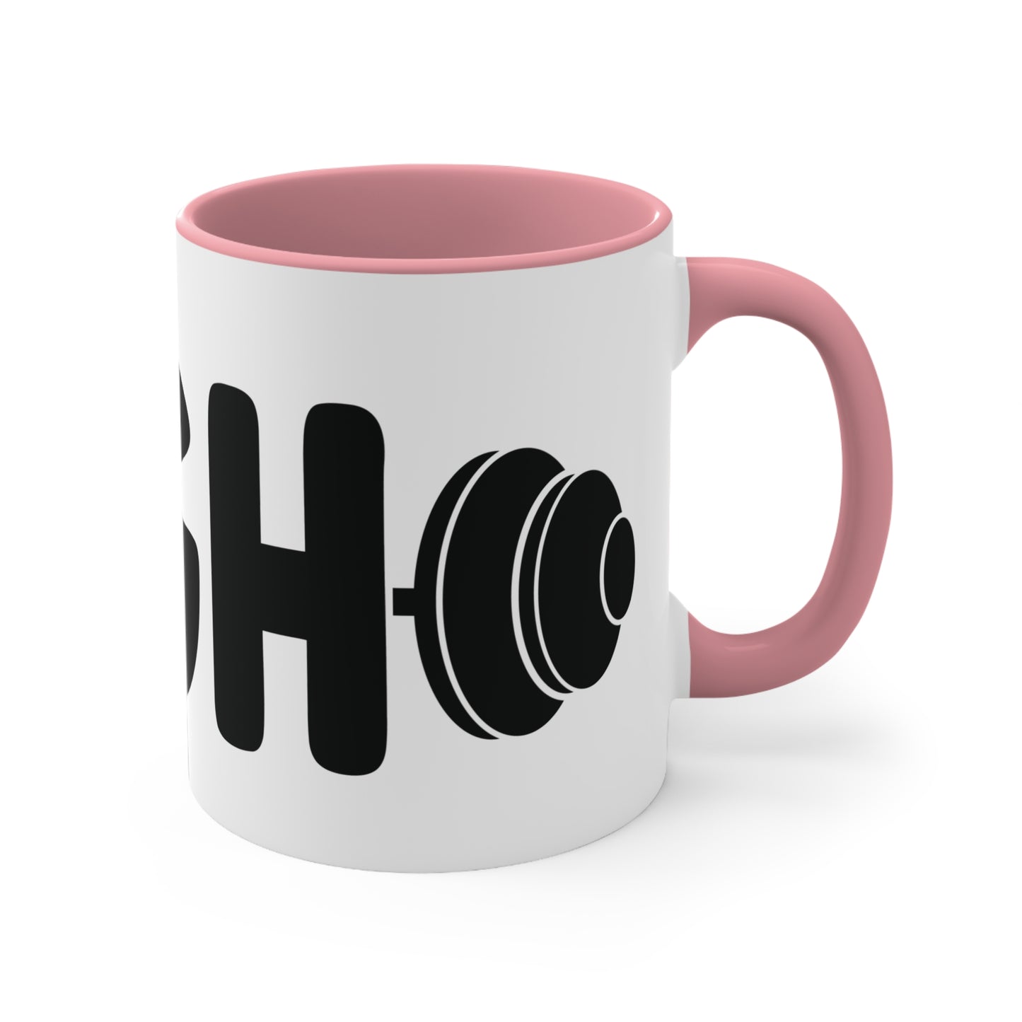 UGH Workout Colorful Accent Mug 11oz - For Gym Fitness Enthusiasts