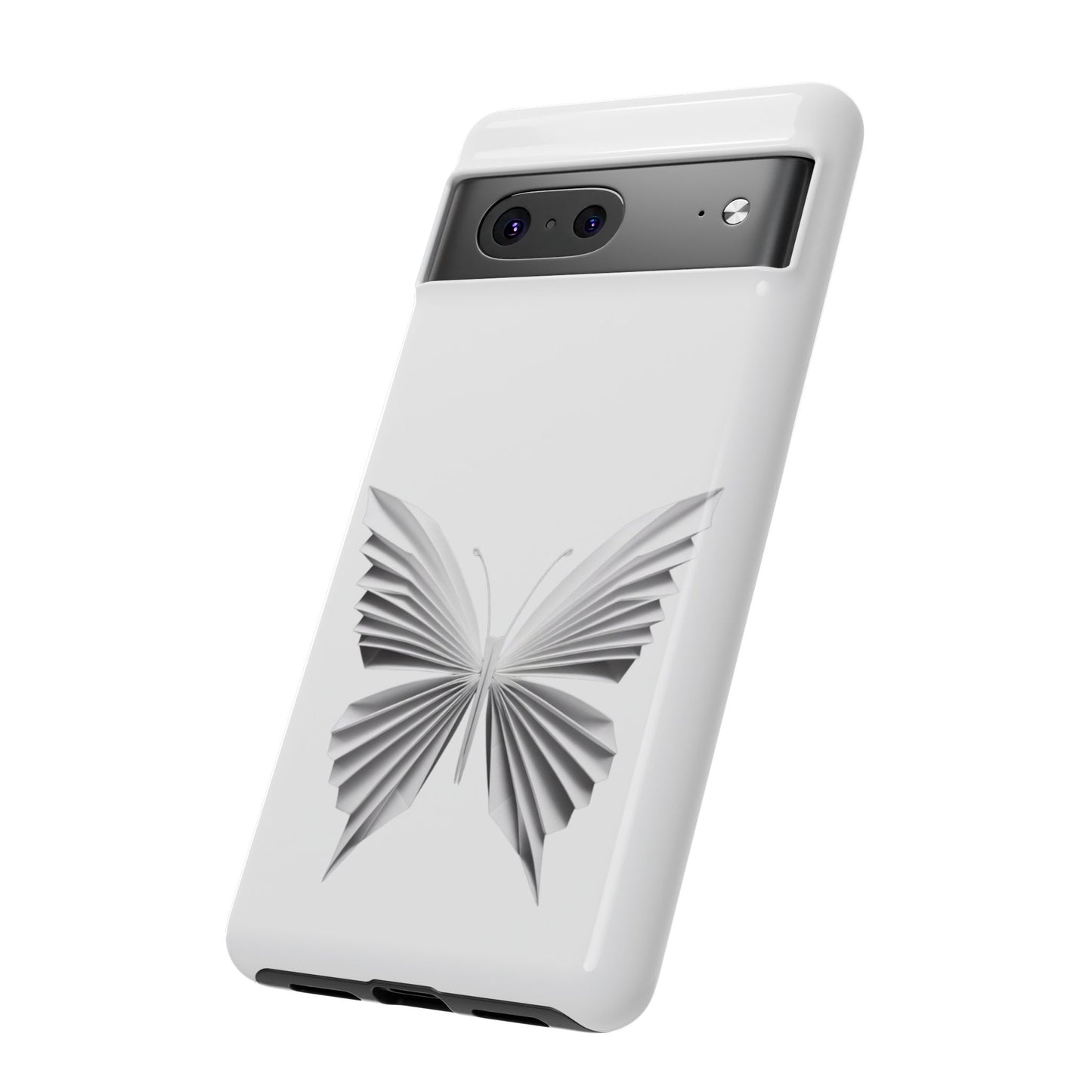 Origami White Butterfly Tough Cases iPhone/Google/Samsung