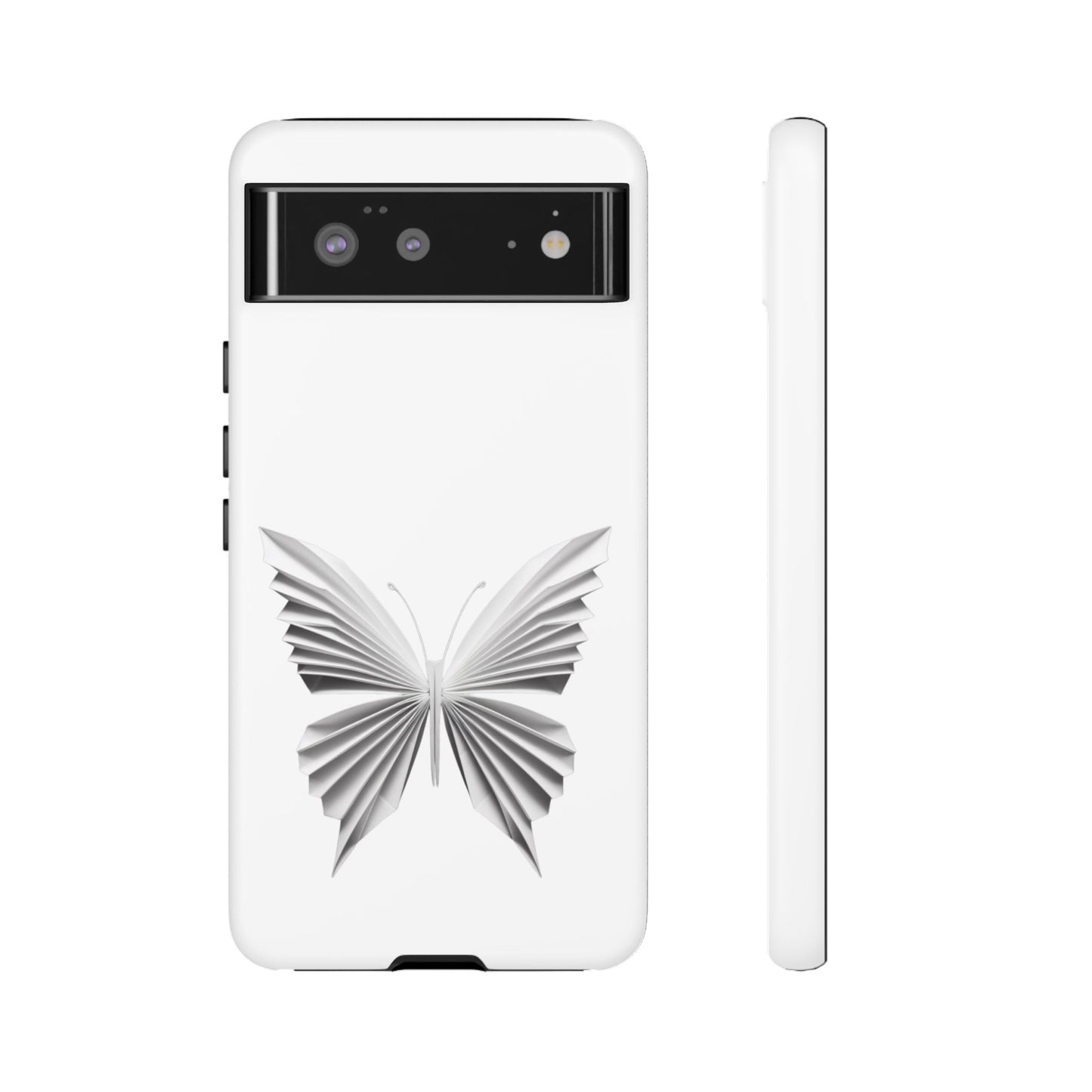 Origami White Butterfly Tough Cases iPhone/Google/Samsung