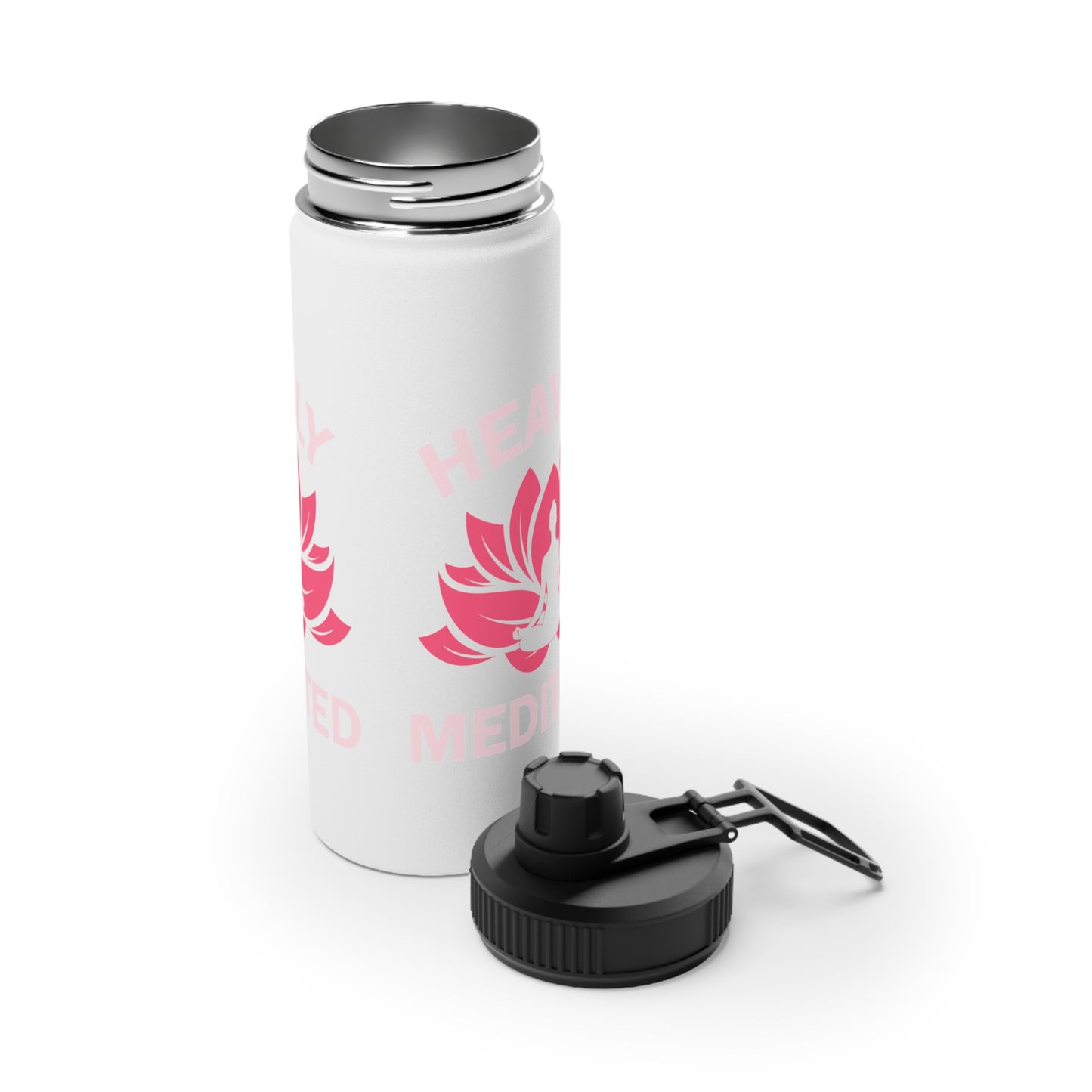 Heavily Meditated Stainless Steel Water Bottle - # Sizes