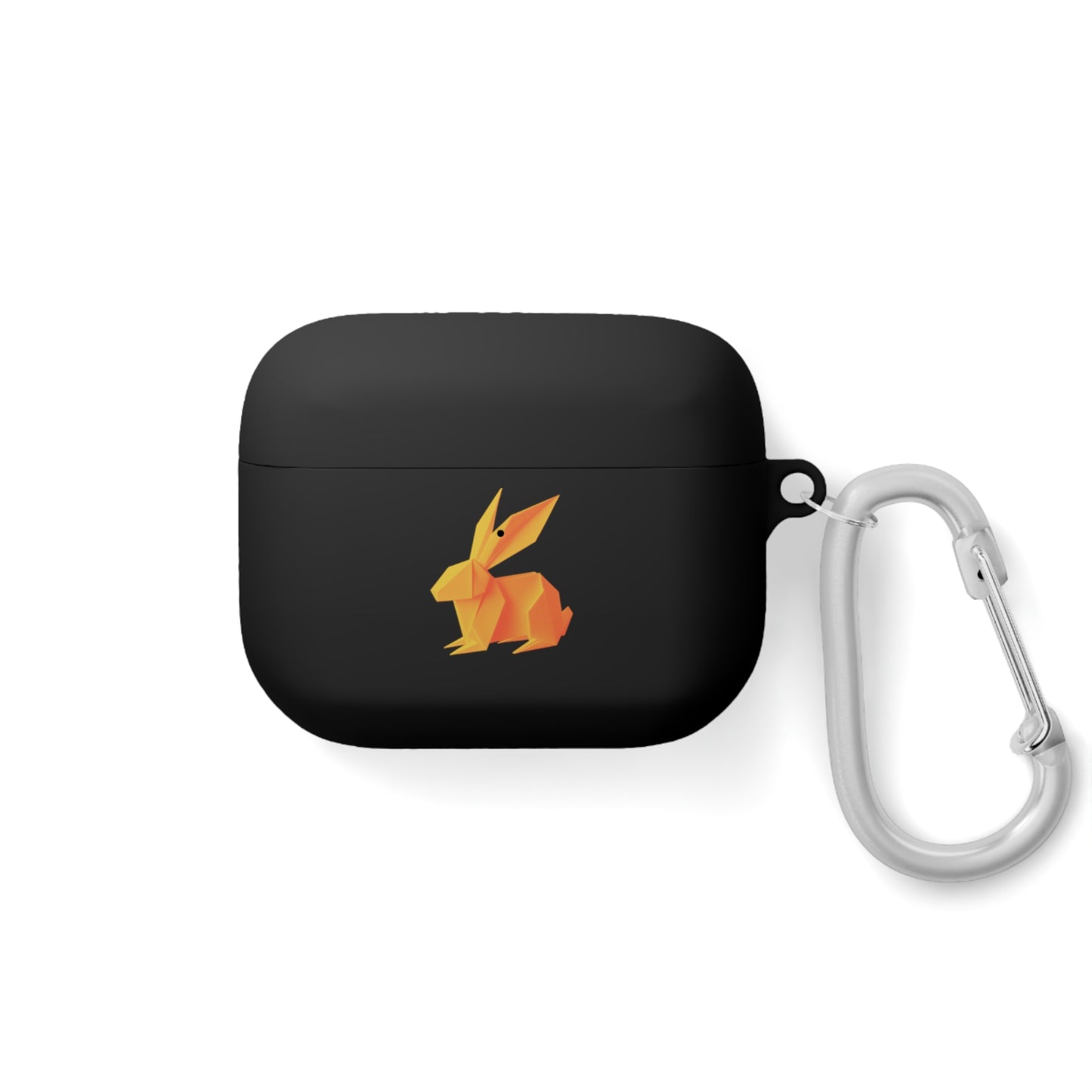 Origami Orange Bunny AirPods and AirPods Pro Case Cover