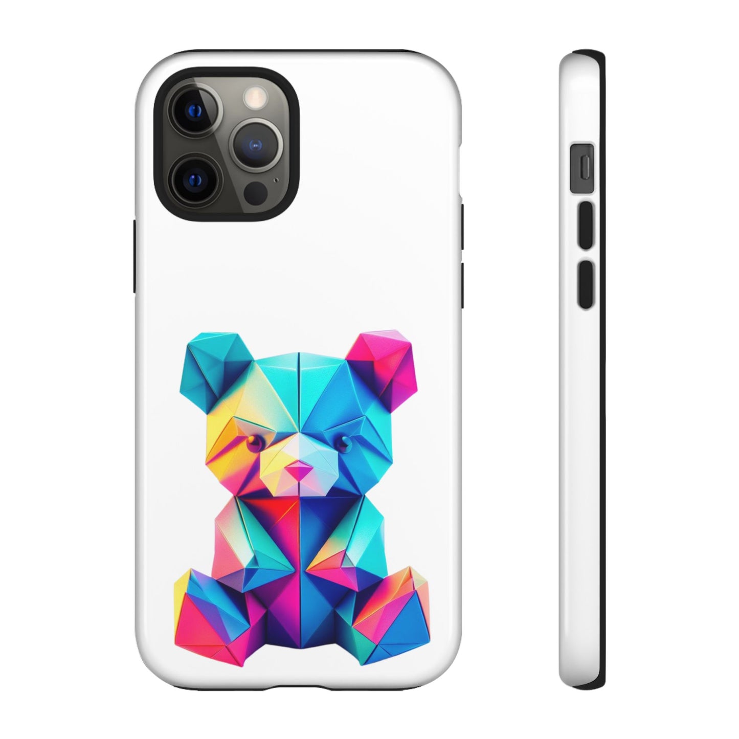 Origami Neon Teddy Tough Cases iPhone/Google/Samsung