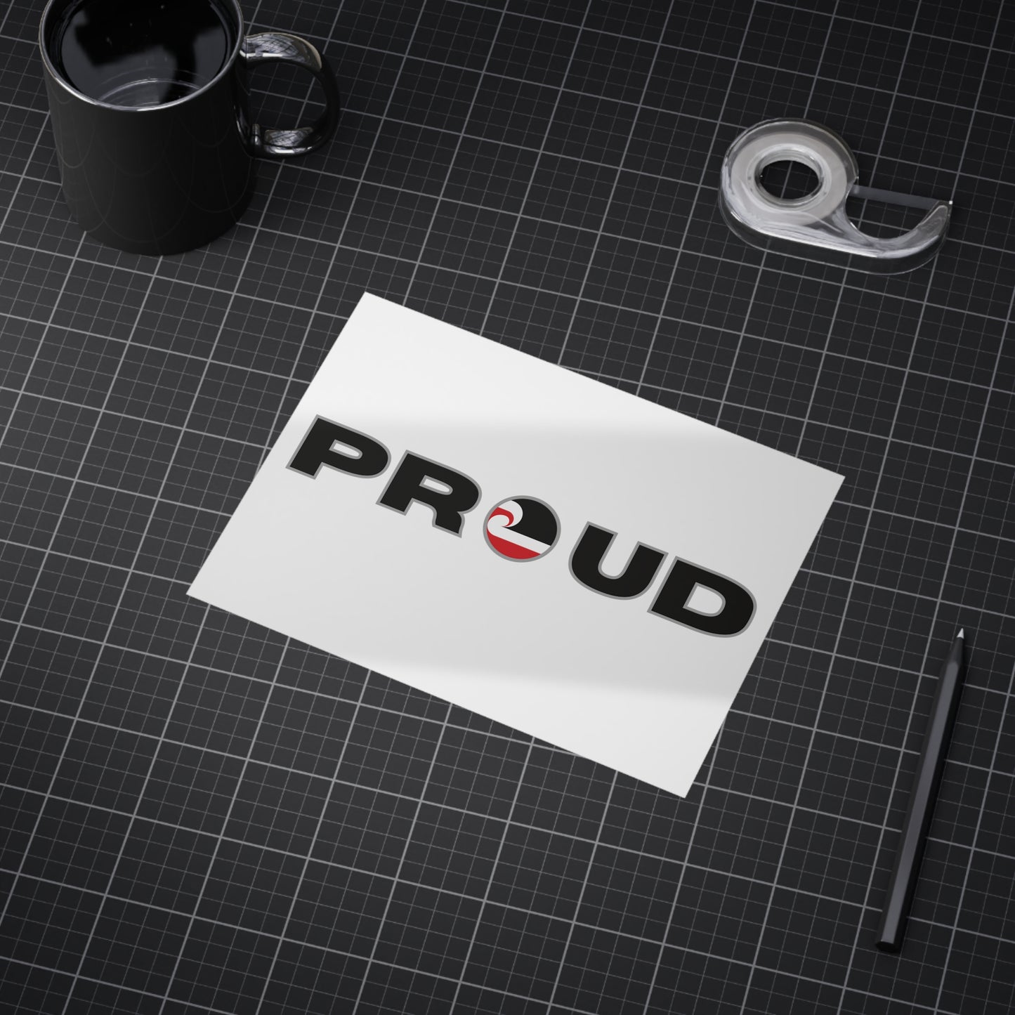 PROUD Unframed Prints - white