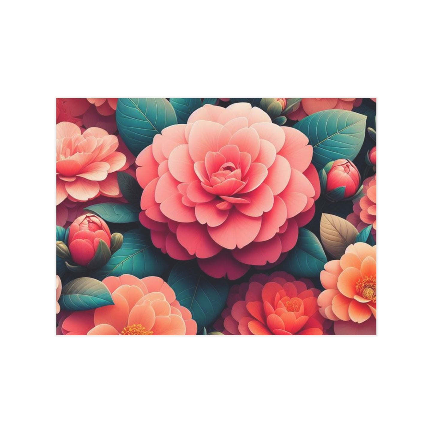 Camelias Unframed Prints