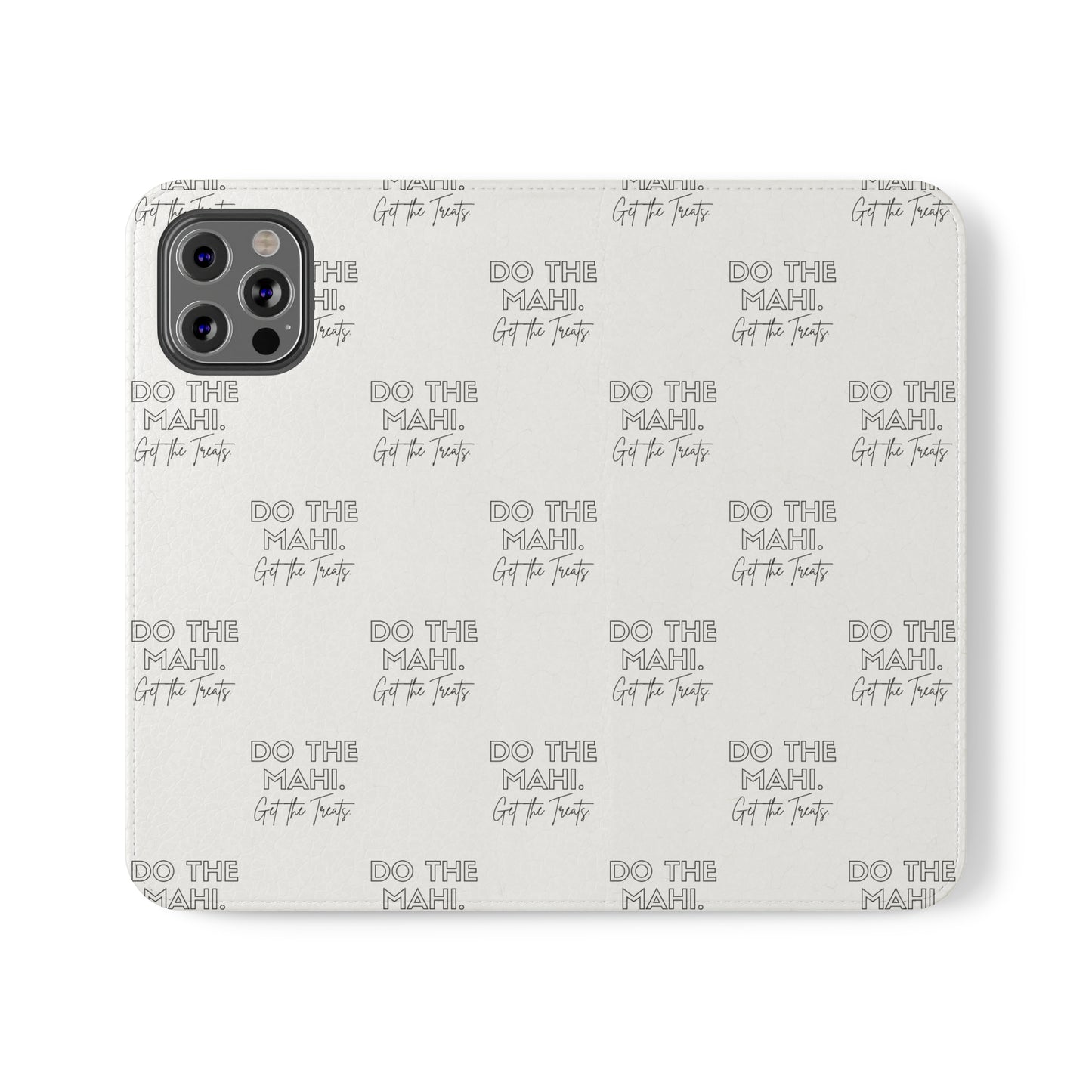 Do The Mahi. Flip Cases for iPhone/Samsung - white