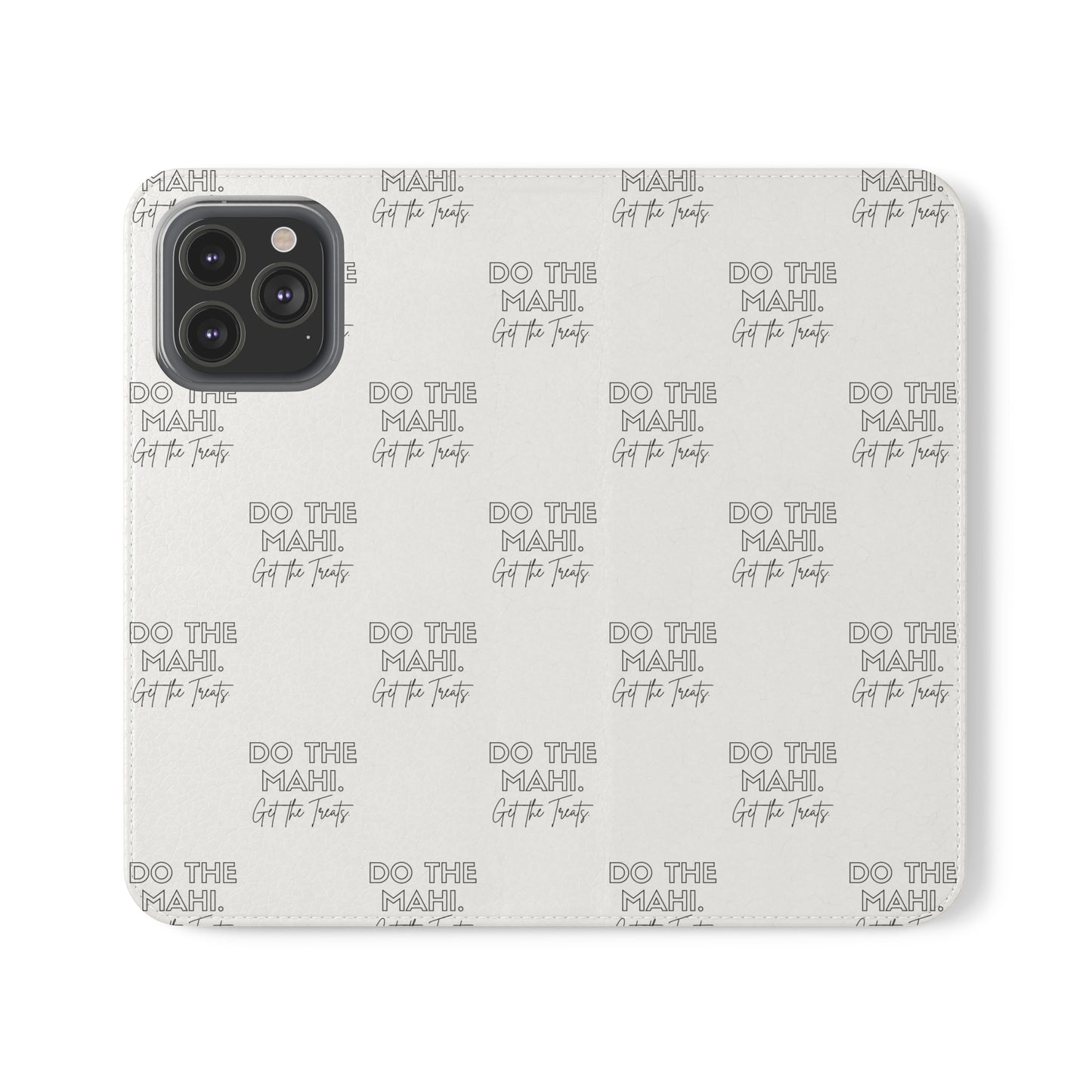 Do The Mahi. Flip Cases for iPhone/Samsung - white