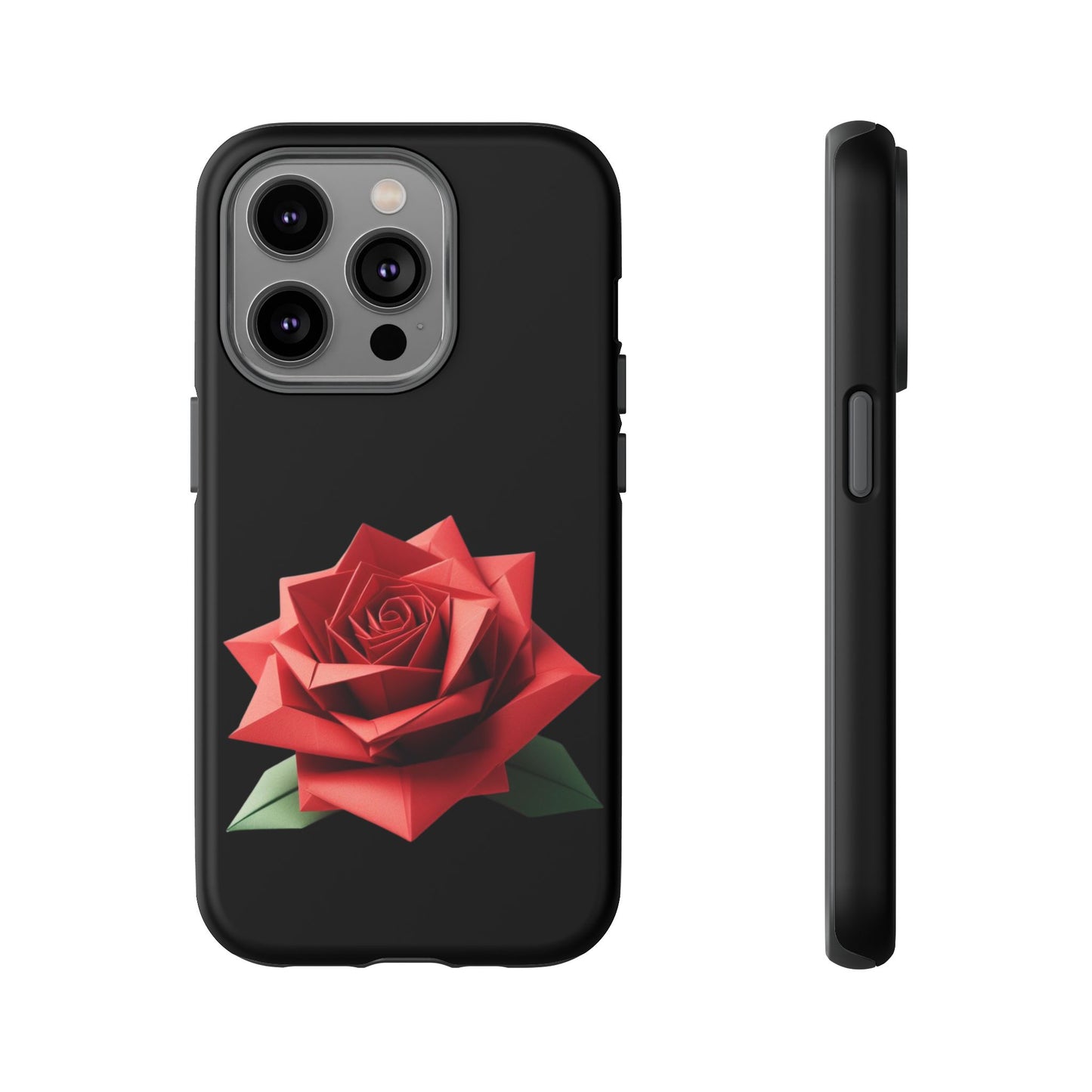 Origami Red Rose Tough Cases iPhone/Google/Samsung