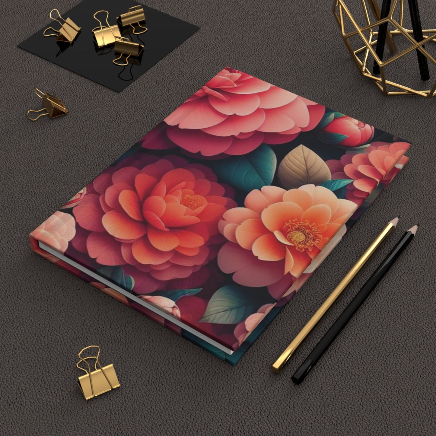 Camelias Hardcover Journal Matte