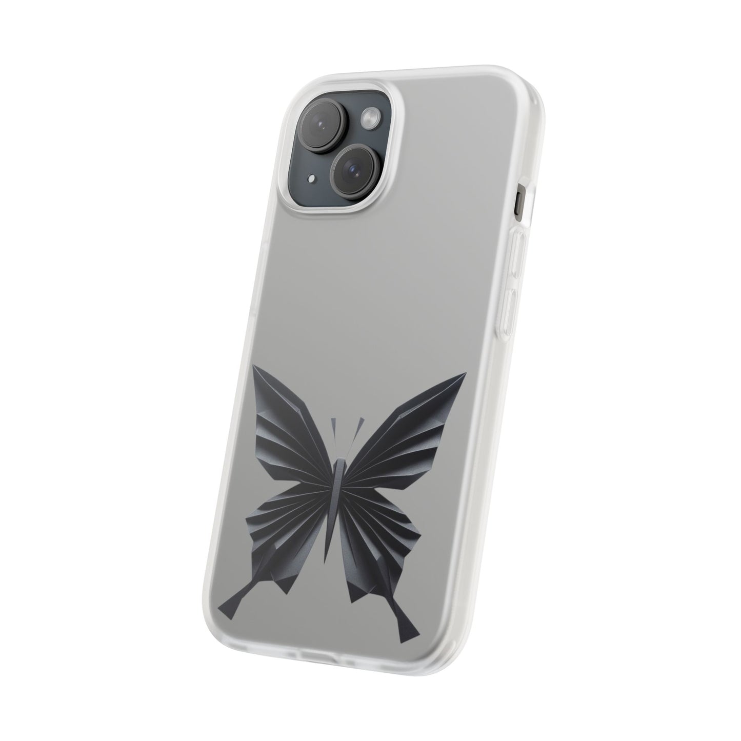 Origami Black Butterfly Flexi Cases