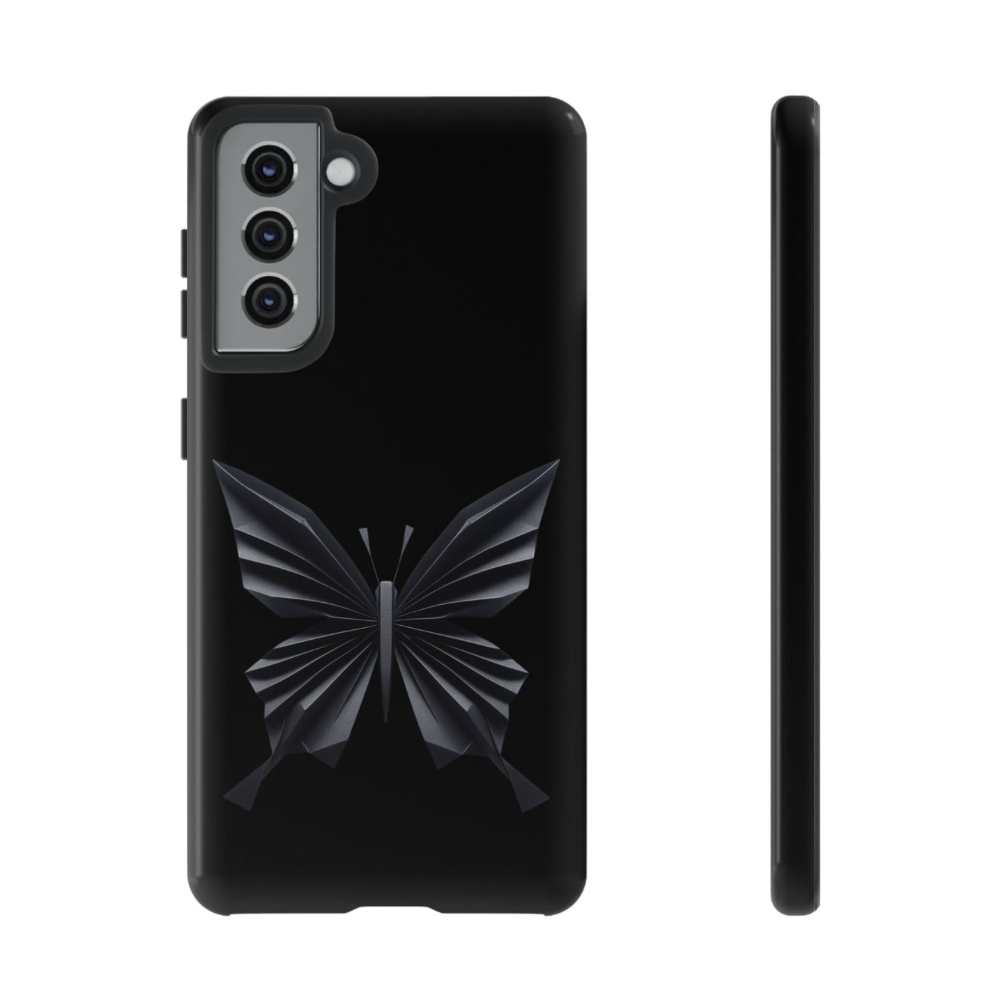 Origami Black Butterfly Tough Cases iPhone/Google/Samsung