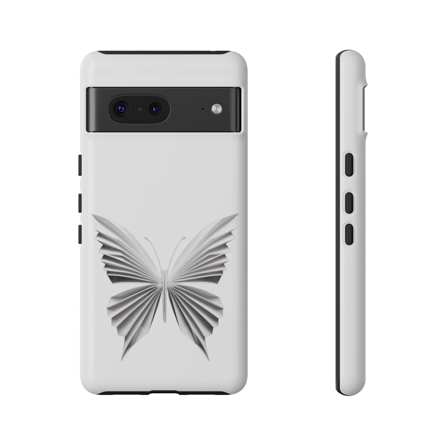 Origami White Butterfly Tough Cases iPhone/Google/Samsung