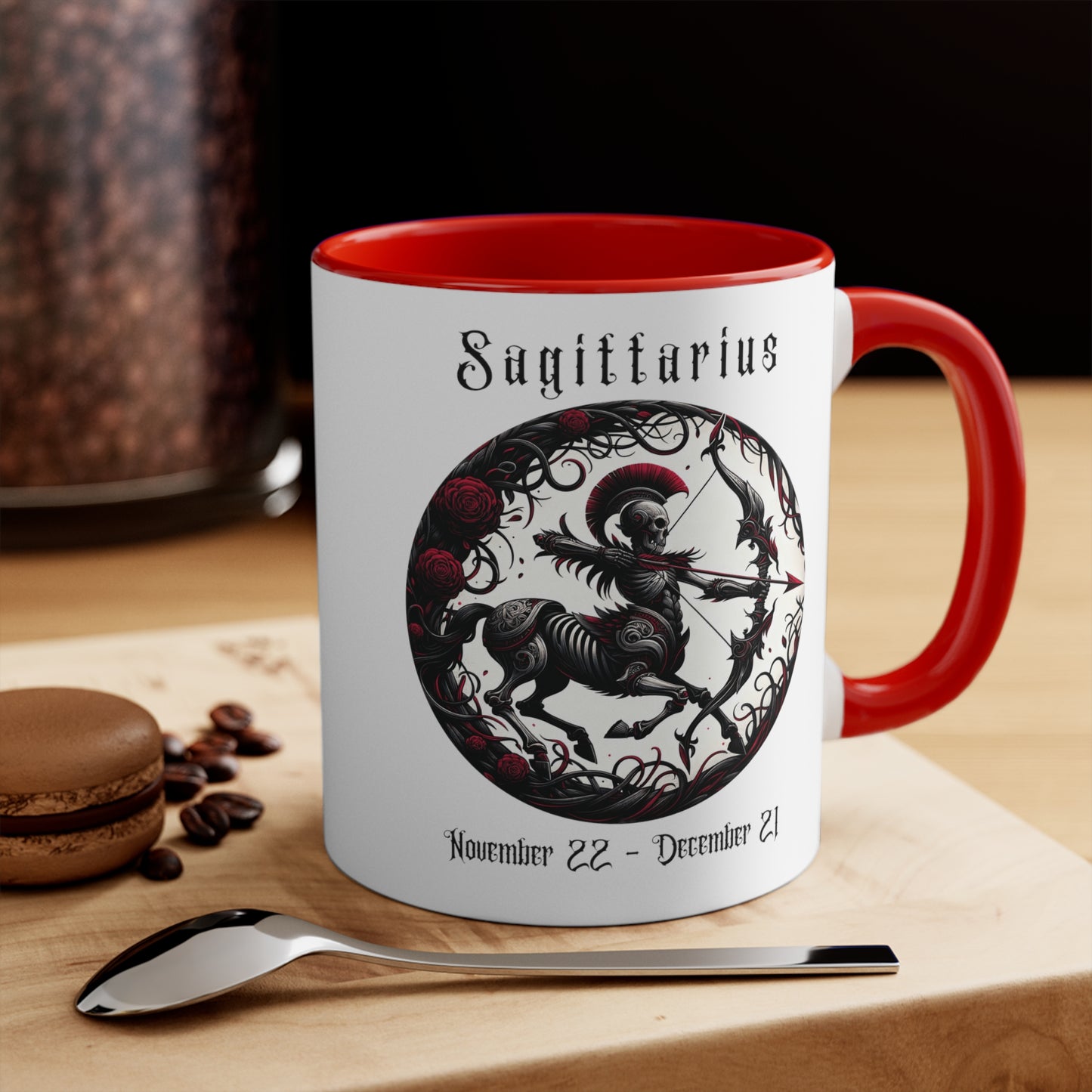 Gothic Sagittarius Colorful Accent Mugs, 11oz