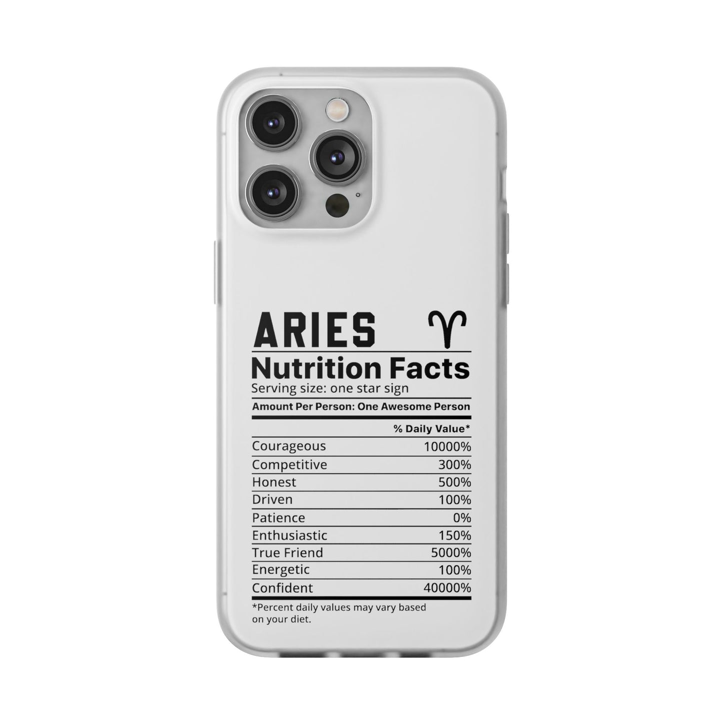 Aries Nutrition Flexi Cases iPhone/Samsung with Gift Wrapping Option