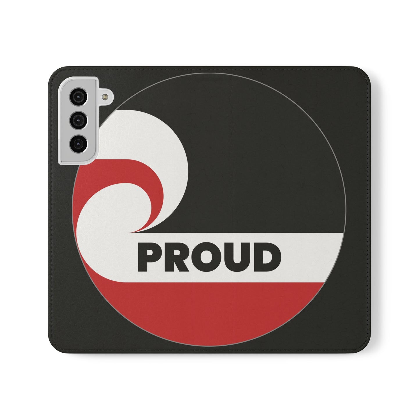 PROUD Flip Cases for iPhone/Samsung - black