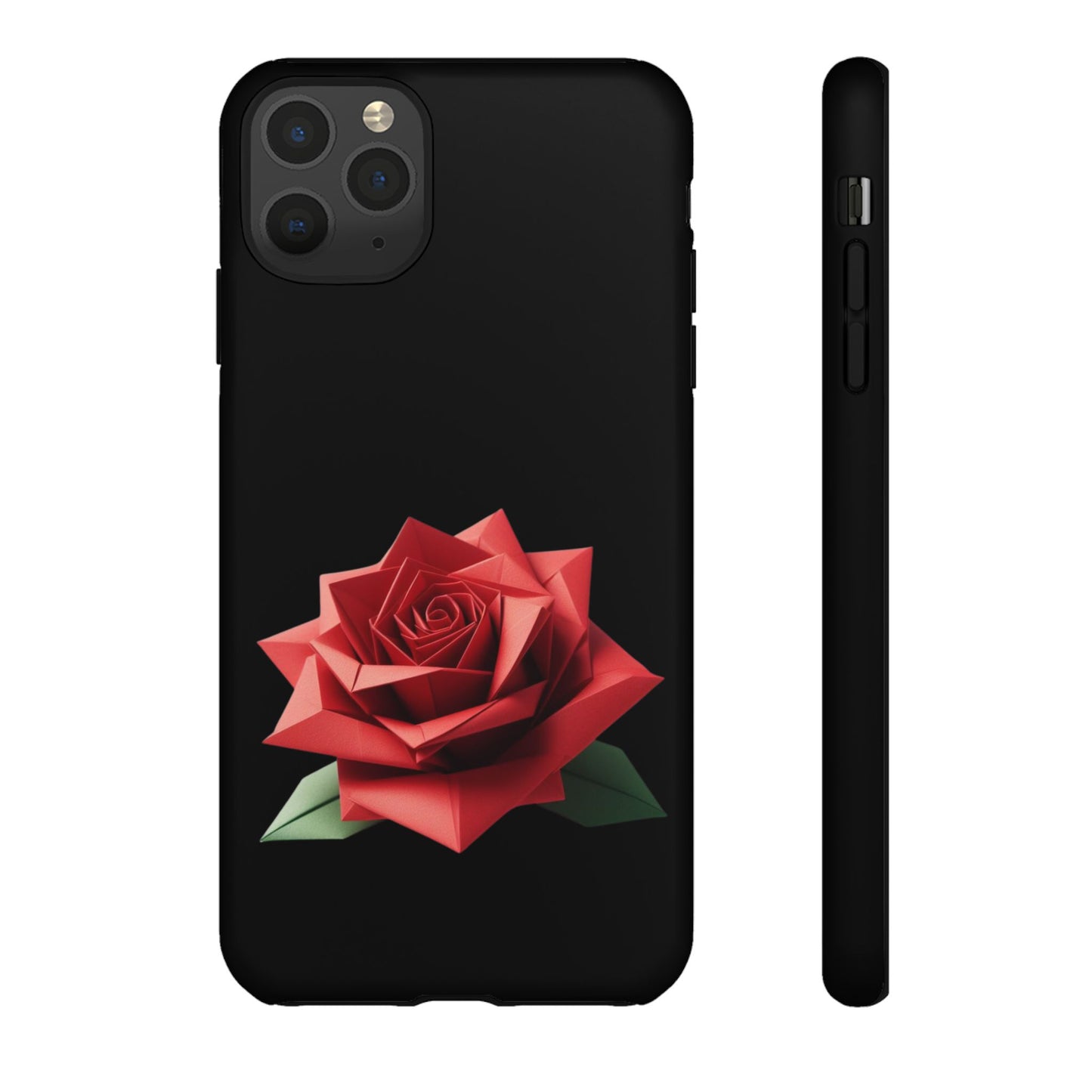 Origami Red Rose Tough Cases iPhone/Google/Samsung