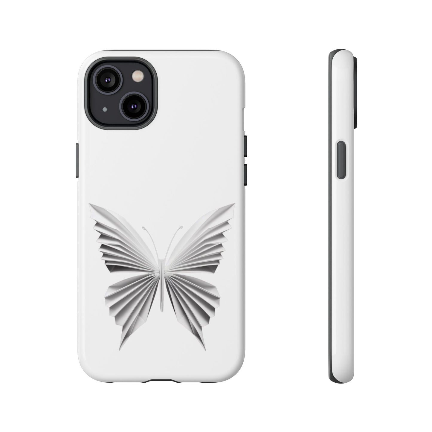 Origami White Butterfly Tough Cases iPhone/Google/Samsung