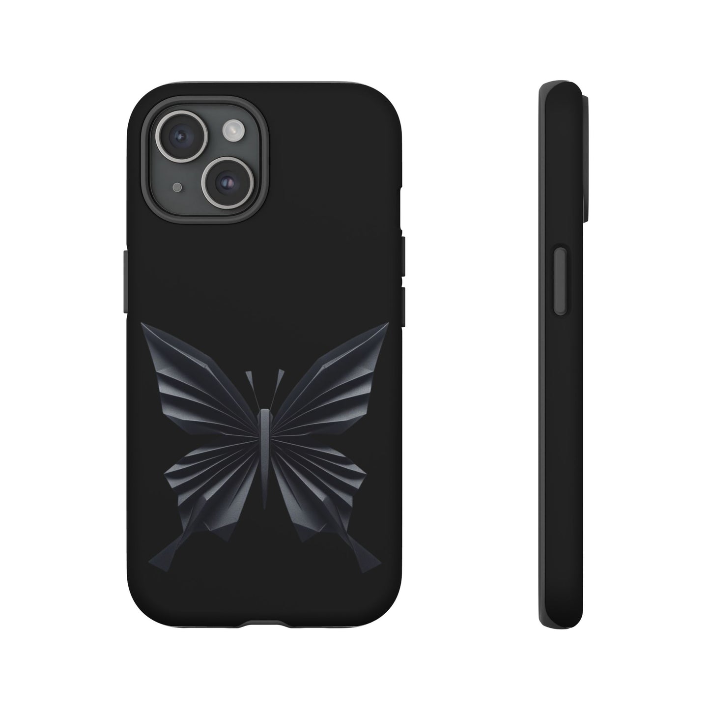 Origami Black Butterfly Tough Cases iPhone/Google/Samsung