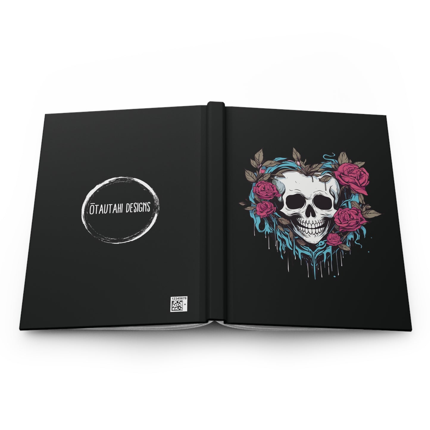 Flowers & Skull Hardcover Journal Matte