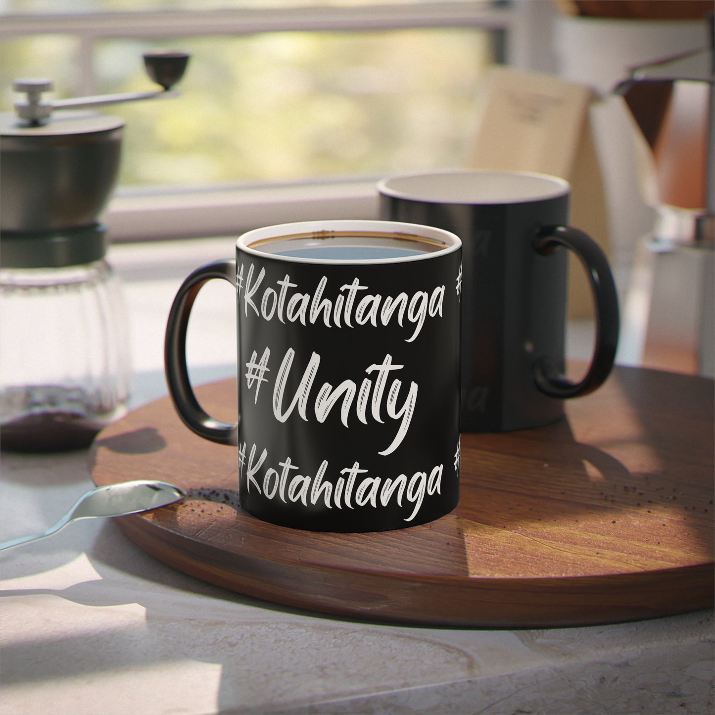 #Kotahitanga #Unity Magic Mug - black