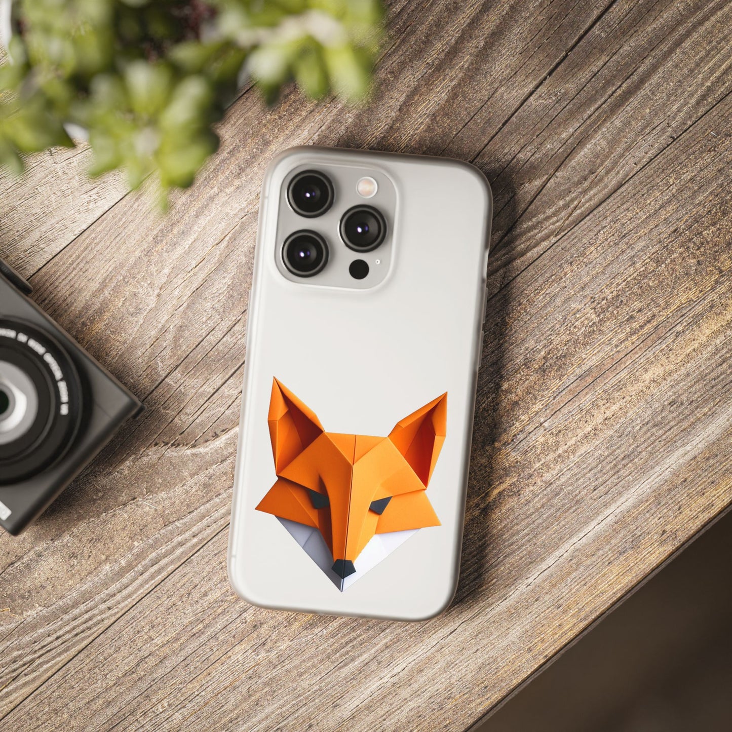 Origami Fox Flexi Cases