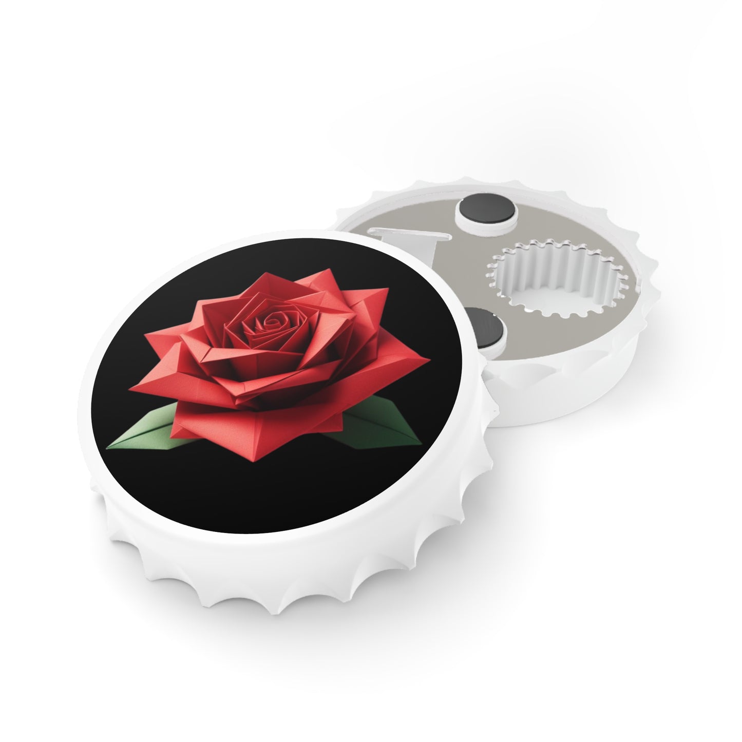 Origami Red Rose Bottle Opener