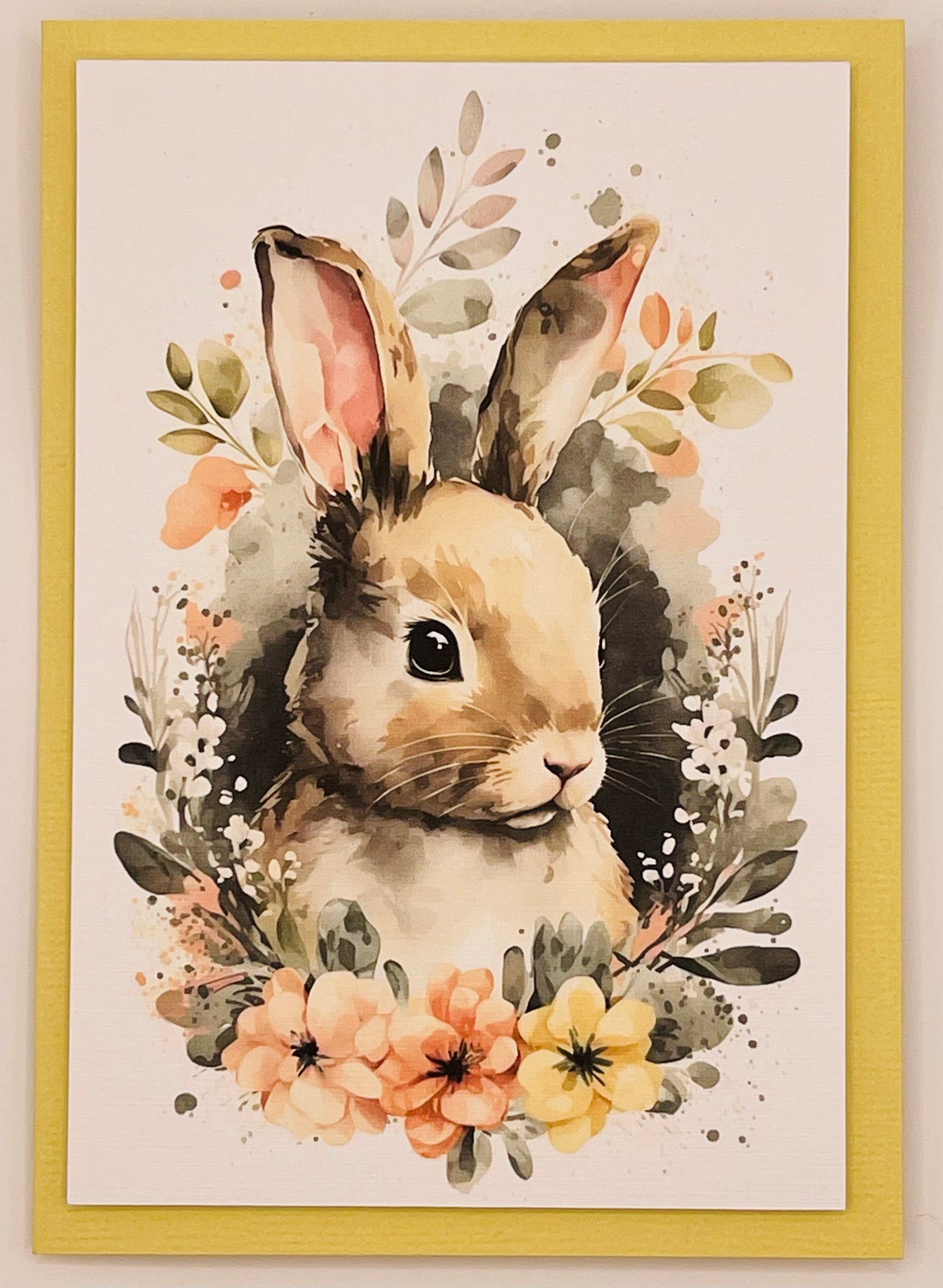 Handmade Watercolour Baby Animal Cards with Envelopes