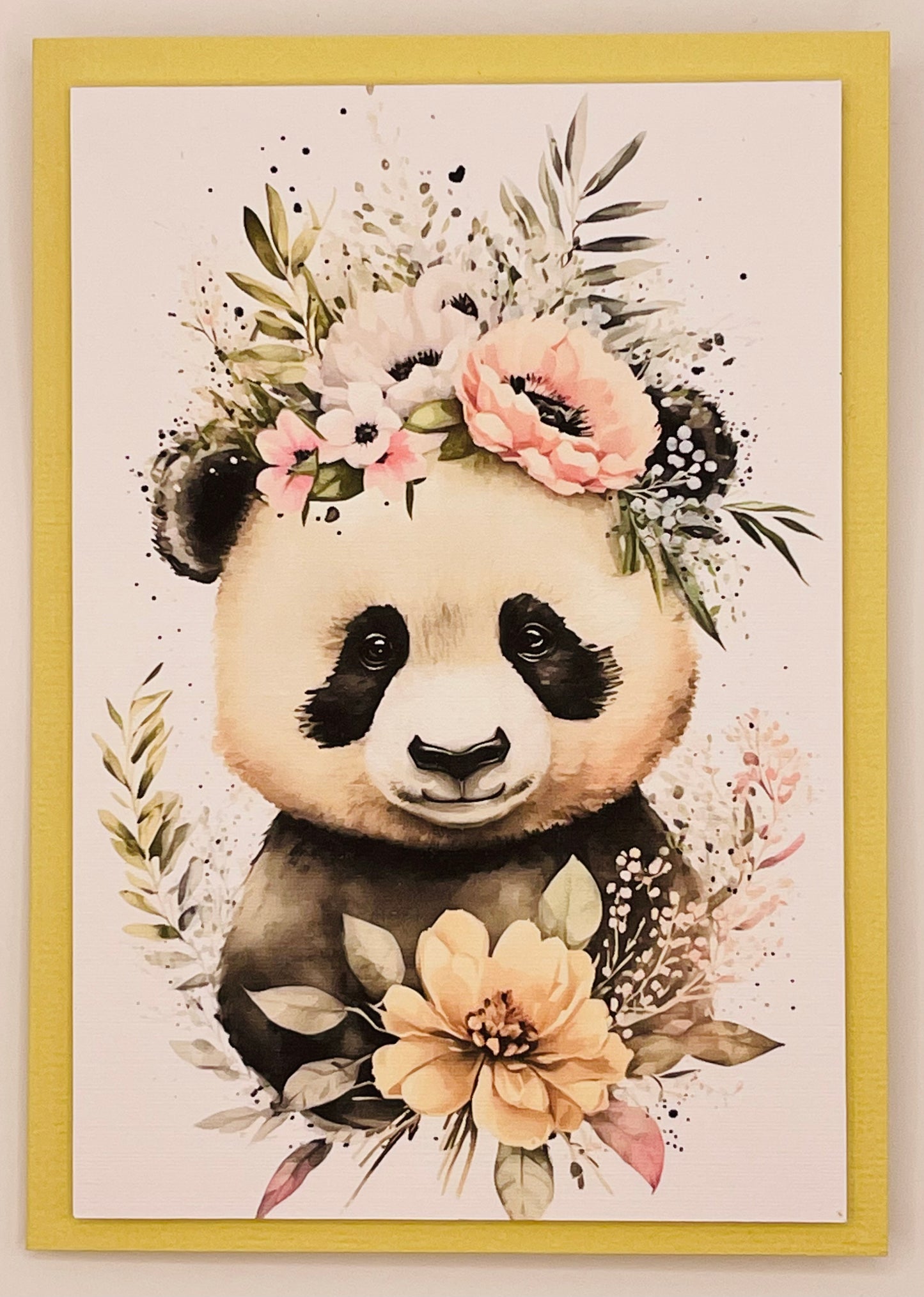 Handmade Watercolour Baby Animal Cards with Envelopes