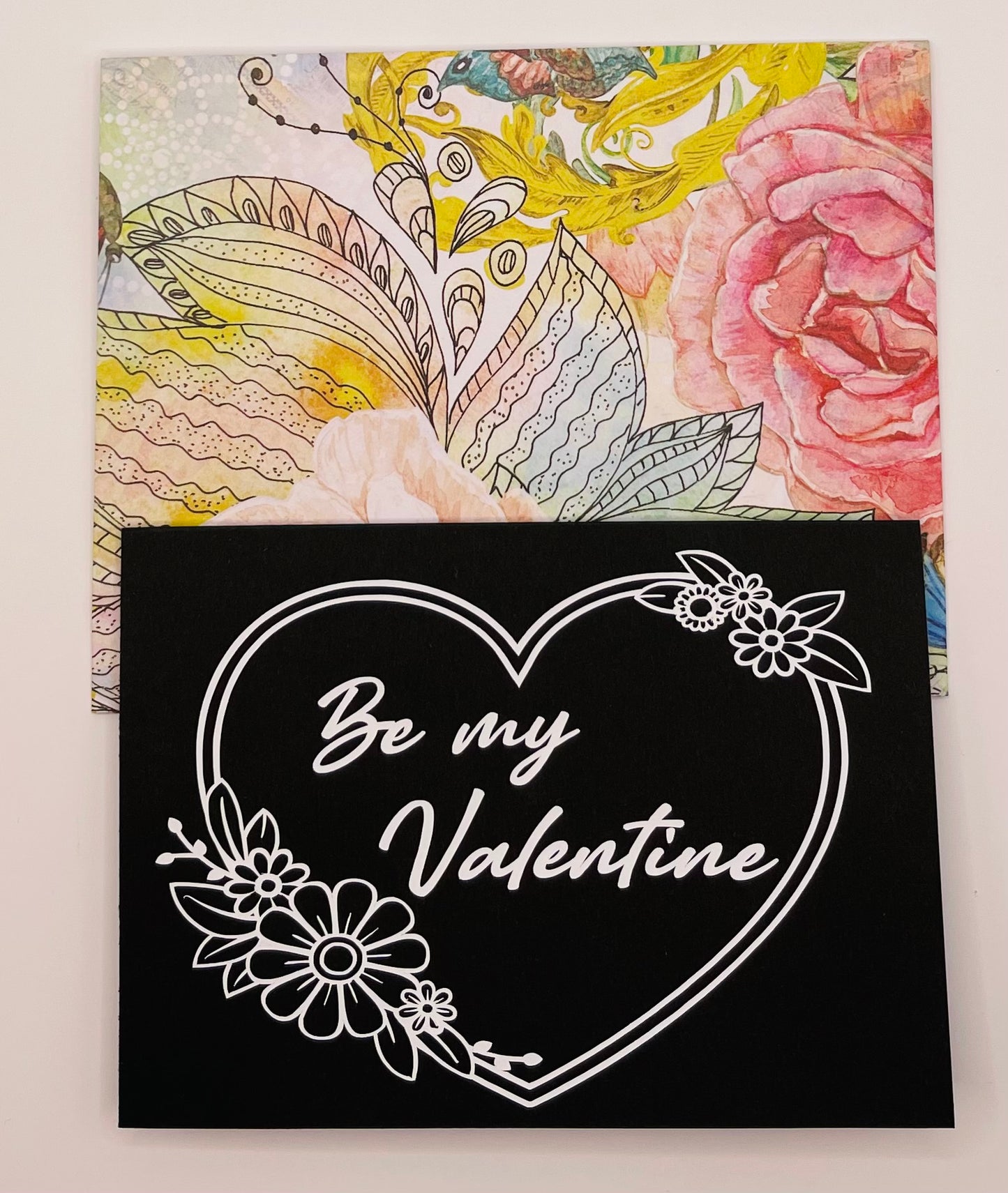 Handmade Love/Valentines/Anti-Valentines cards with Envelope