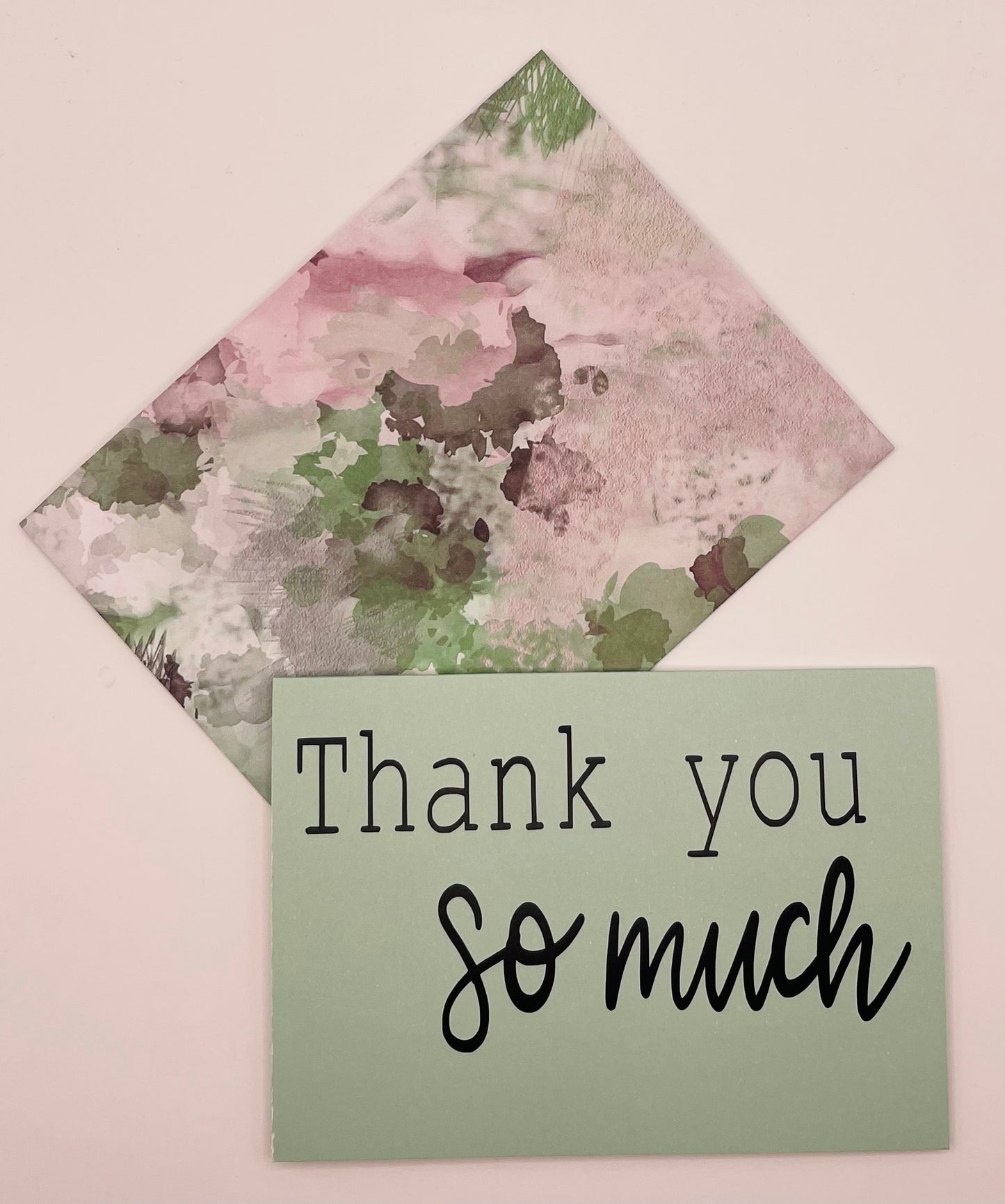 Handmade Thank You/Sorry For Your Loss cards with Envelope