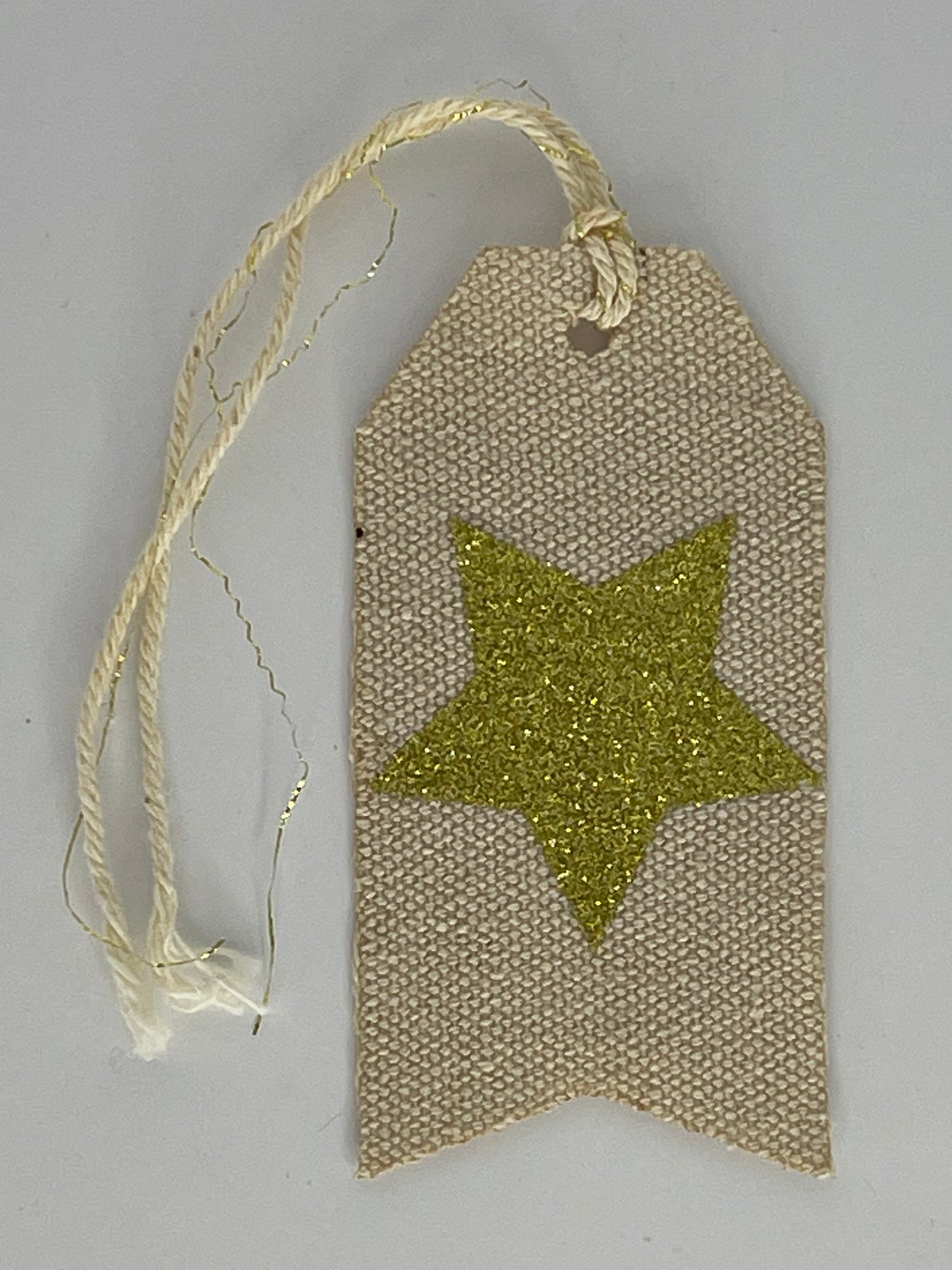 Canvas Christmas Gift Tag