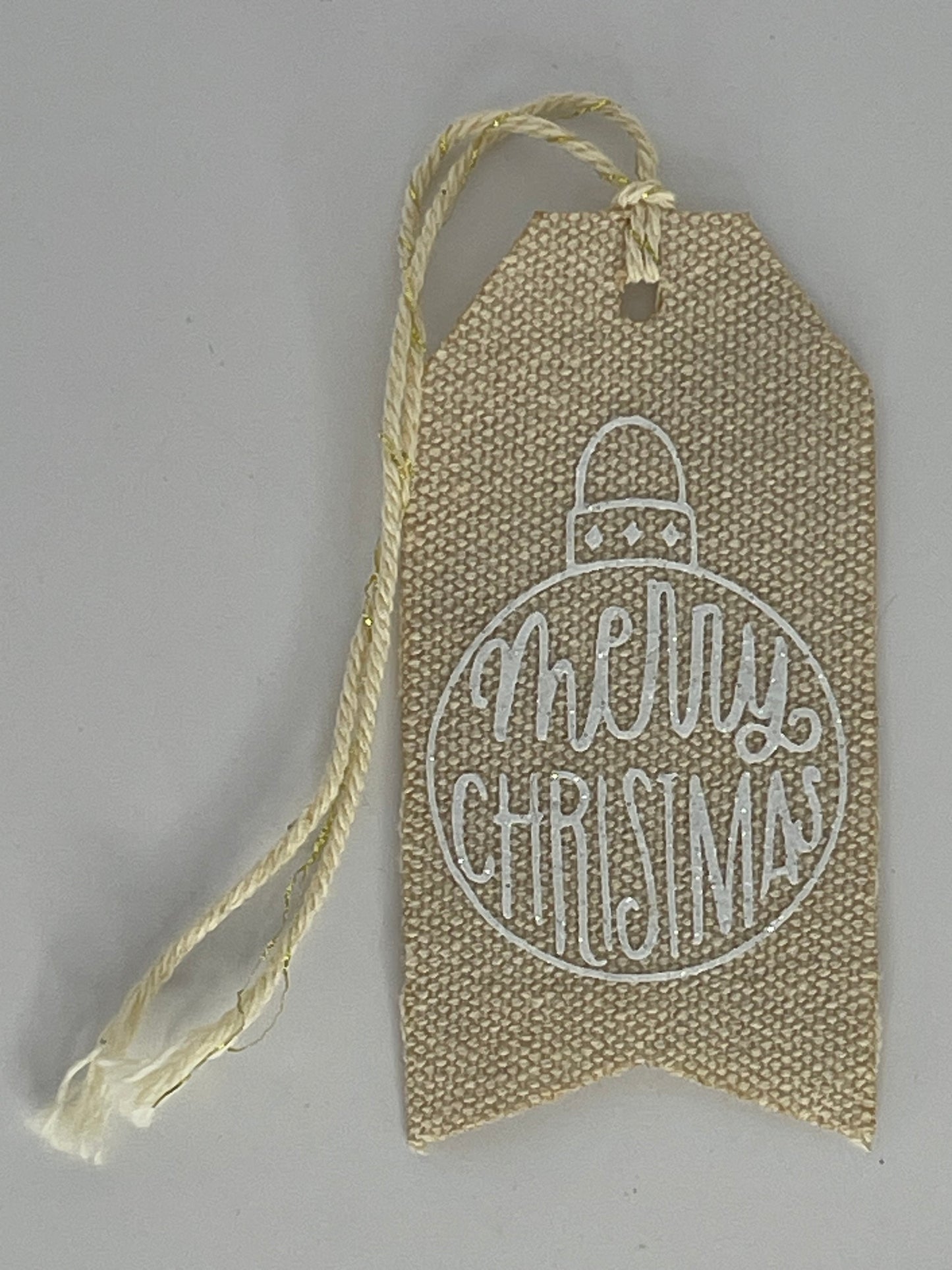 Canvas Christmas Gift Tag