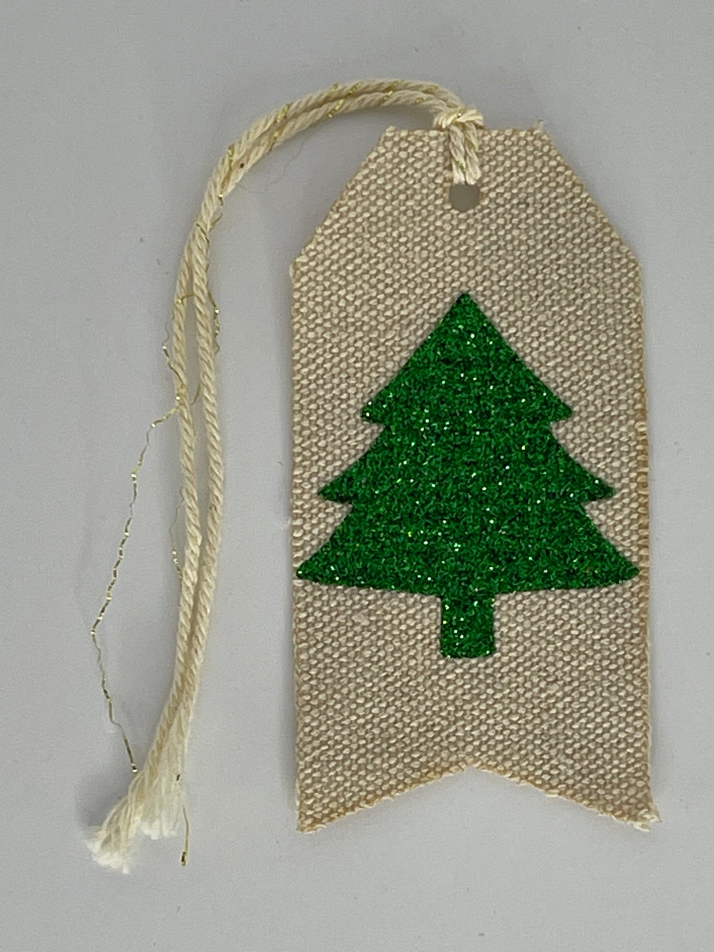 Canvas Christmas Gift Tag