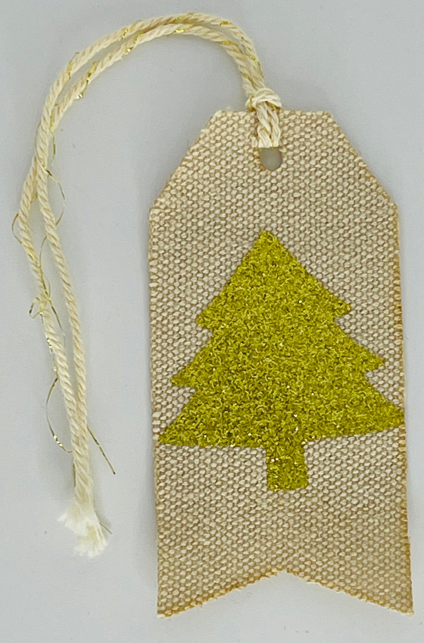 Canvas Christmas Gift Tag