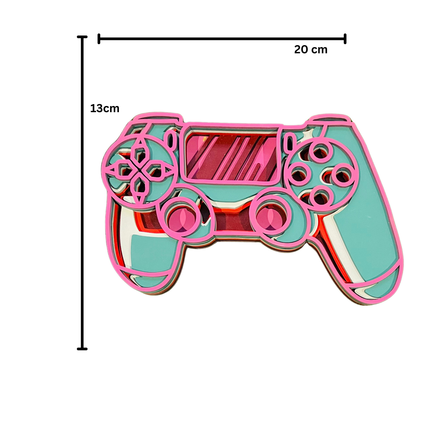 Laser Cut Game Controller Decor