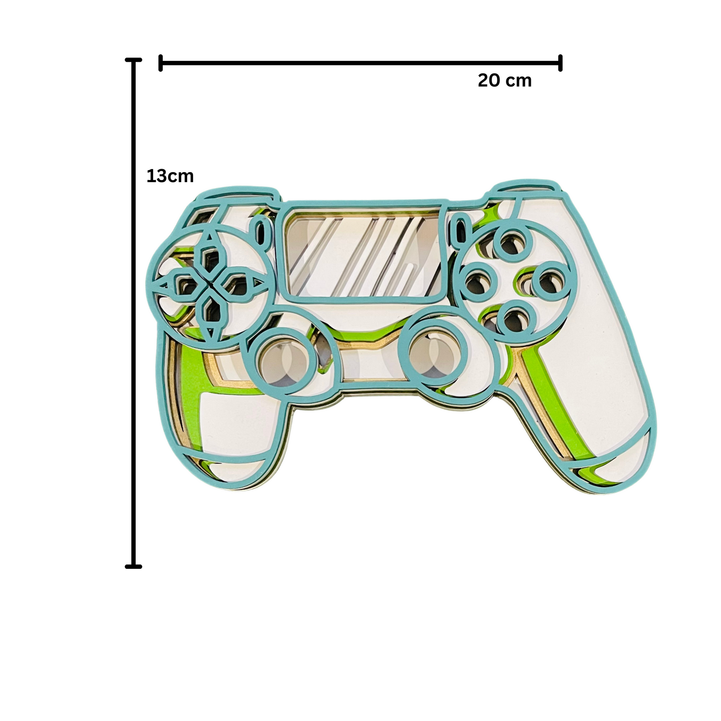 Laser Cut Game Controller Decor