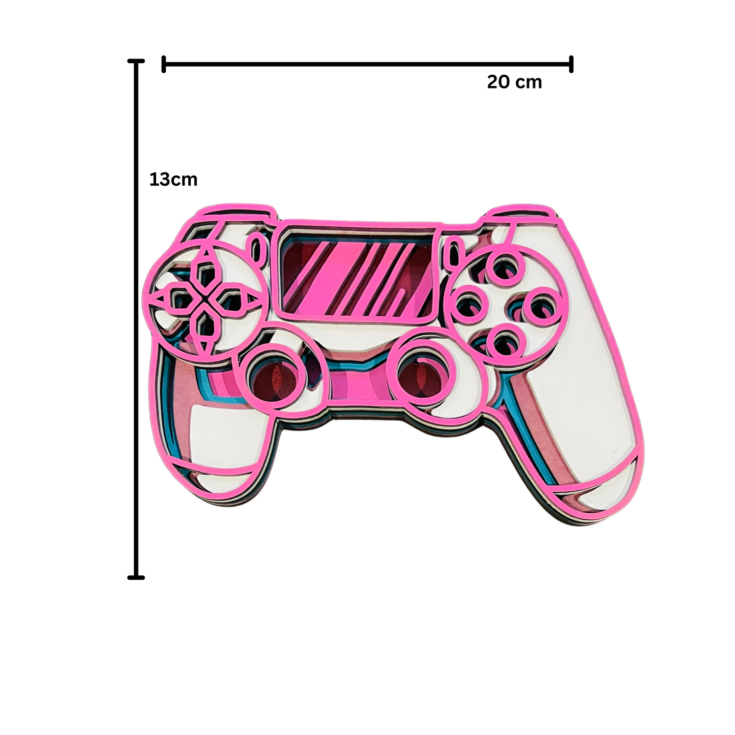 Laser Cut Game Controller Decor